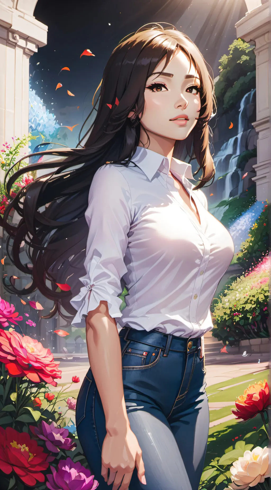 ai character: Sophia  background