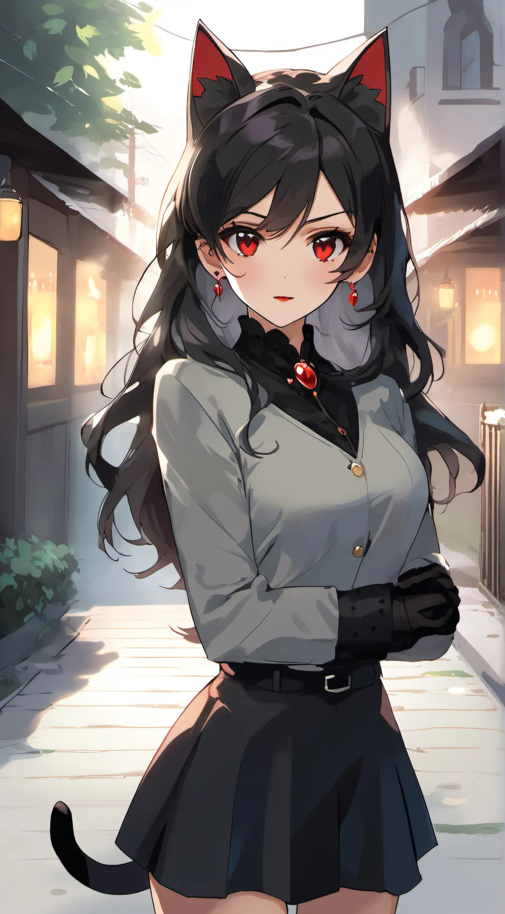 ai character: Moon background