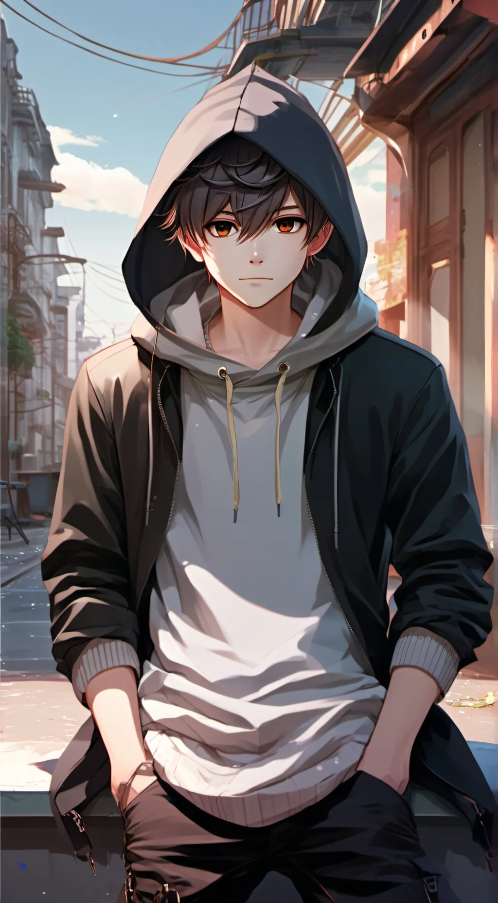 ai character: Noah  background