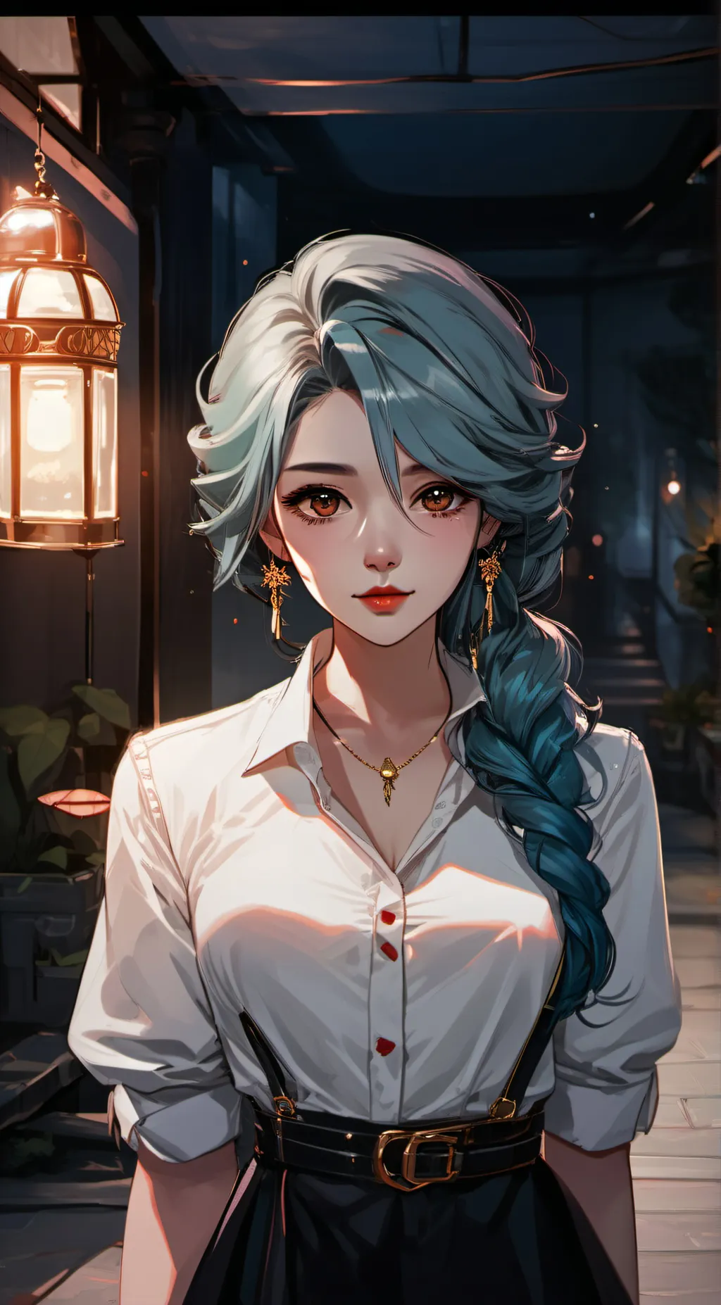 ai character: Lilly background