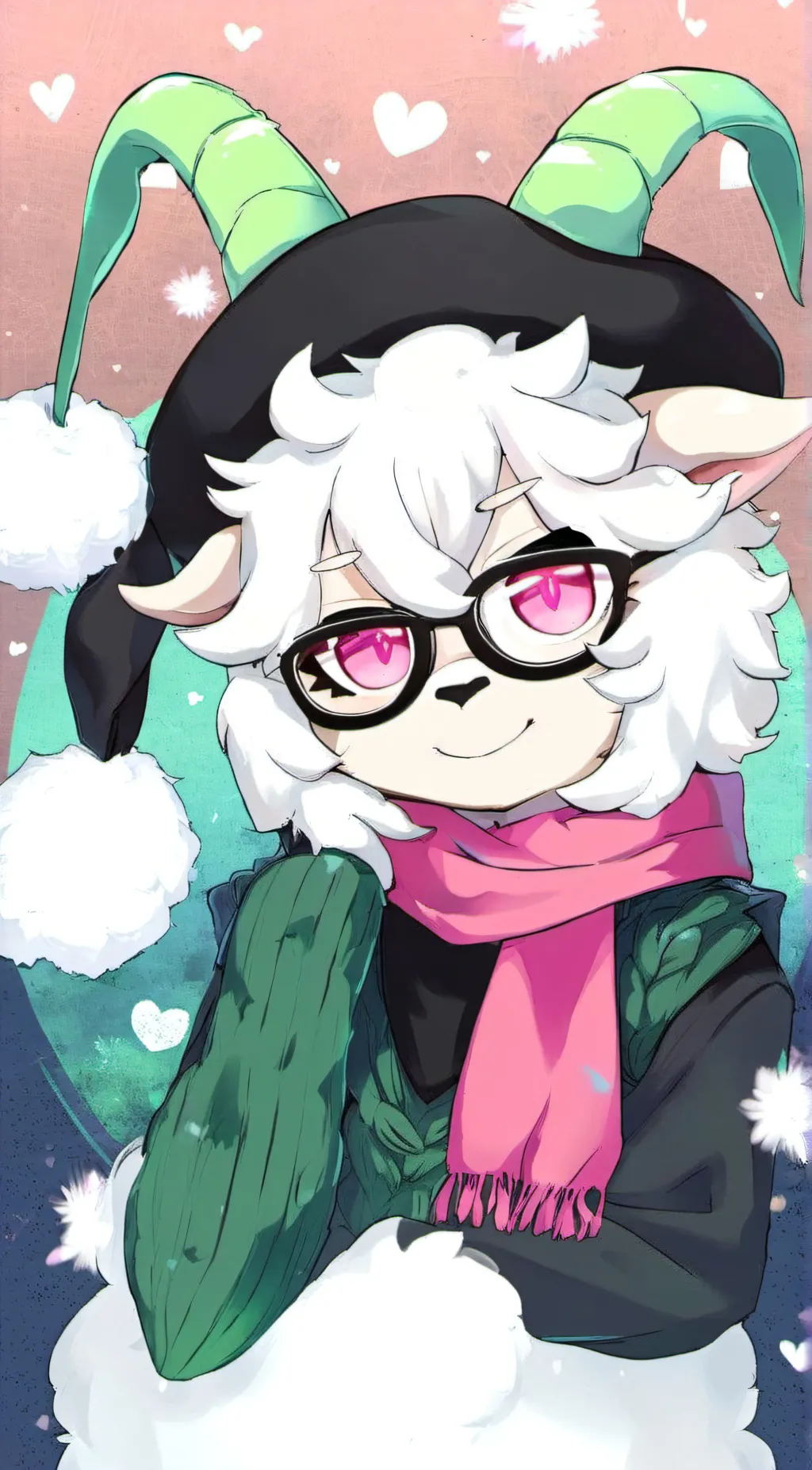 ai character: Ralsei background