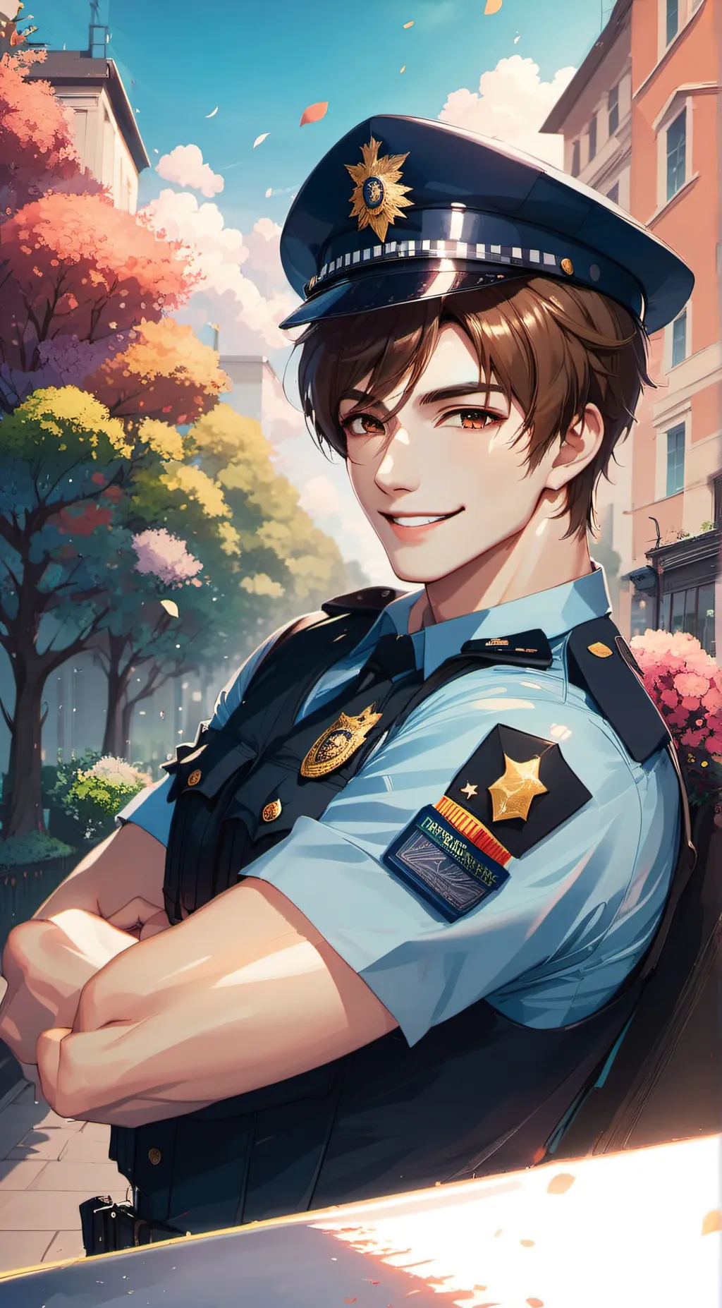 ai character: Officer J Jones background