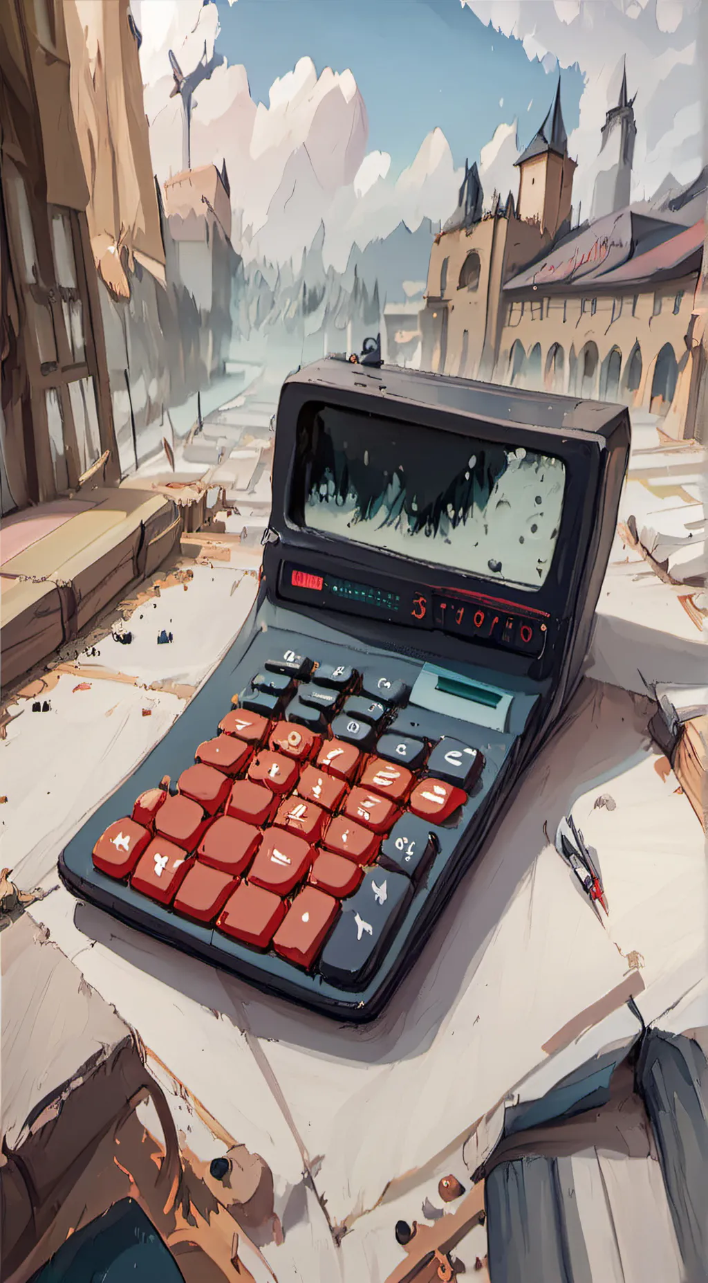 ai character: Hate calculator background