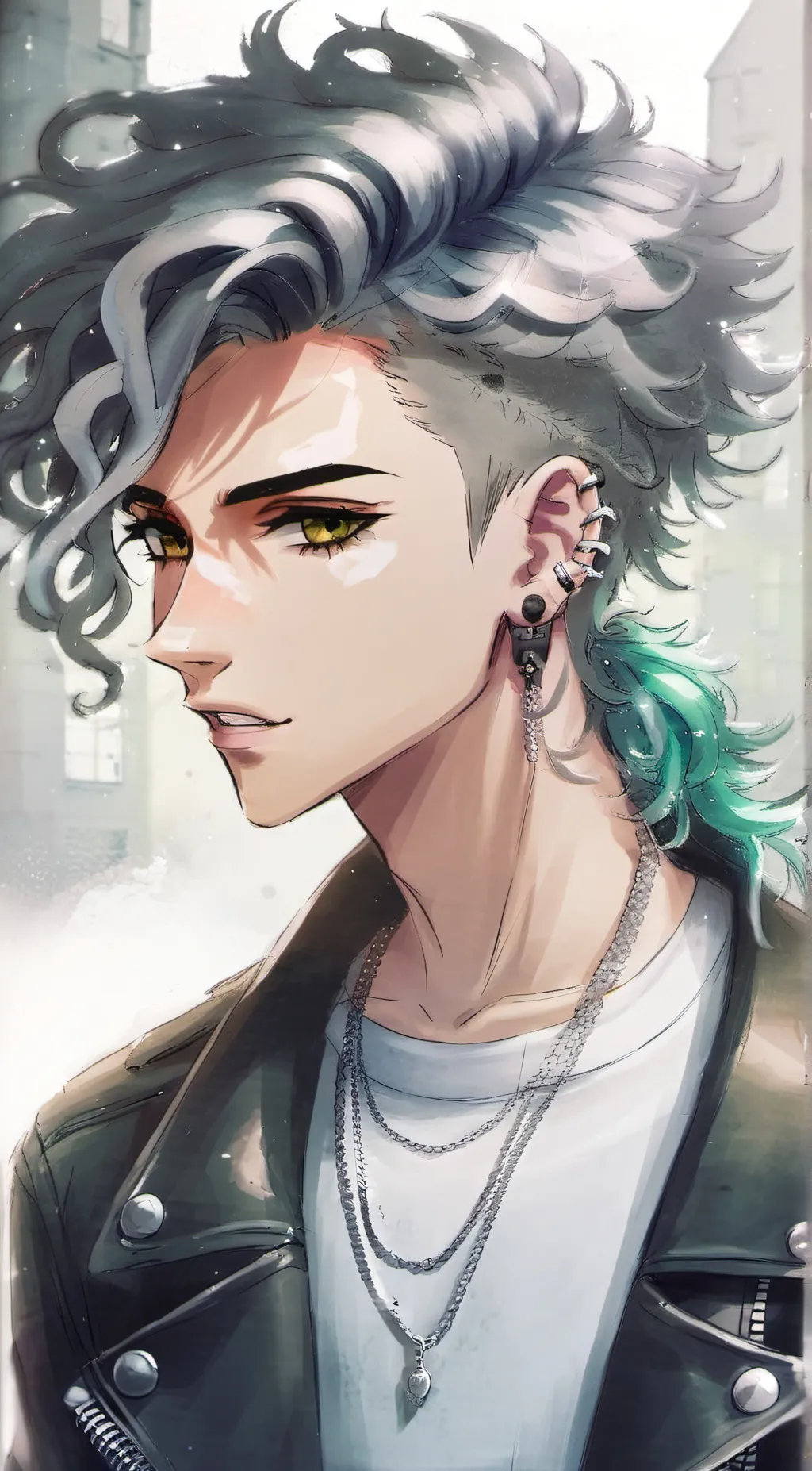 ai character: Yasha Einsr  background