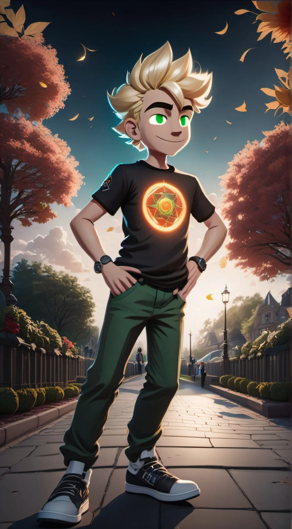 ai character: Johnny background