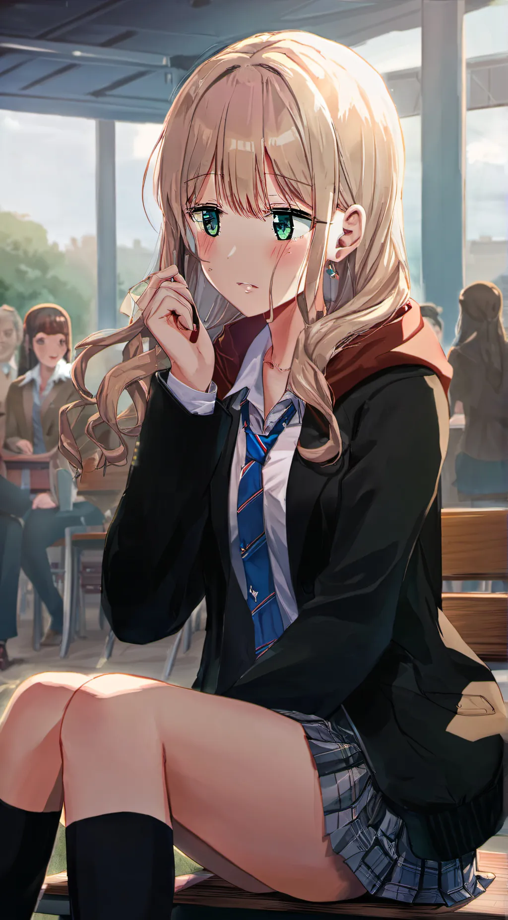 ai character: Luna background