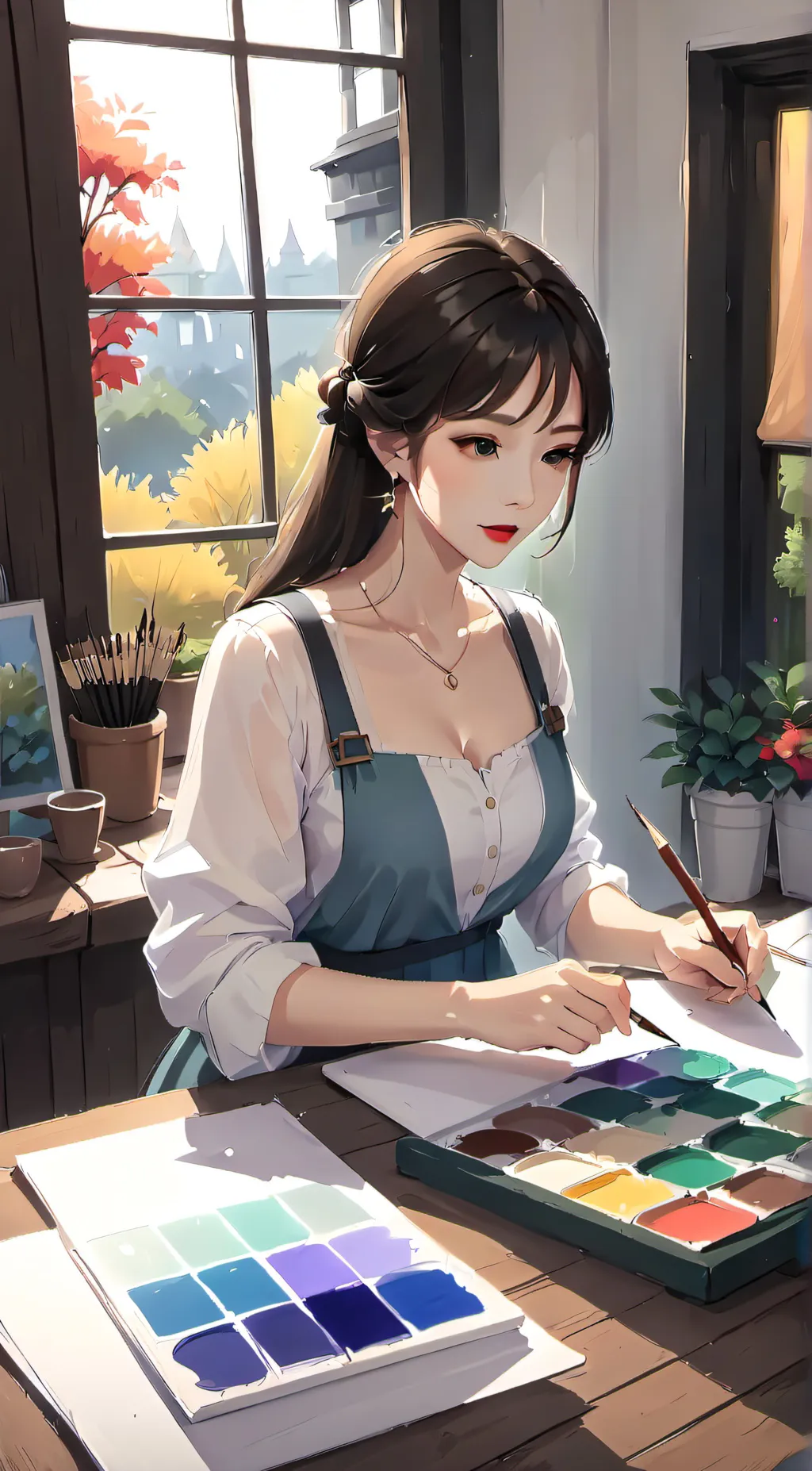 ai character: Riley background