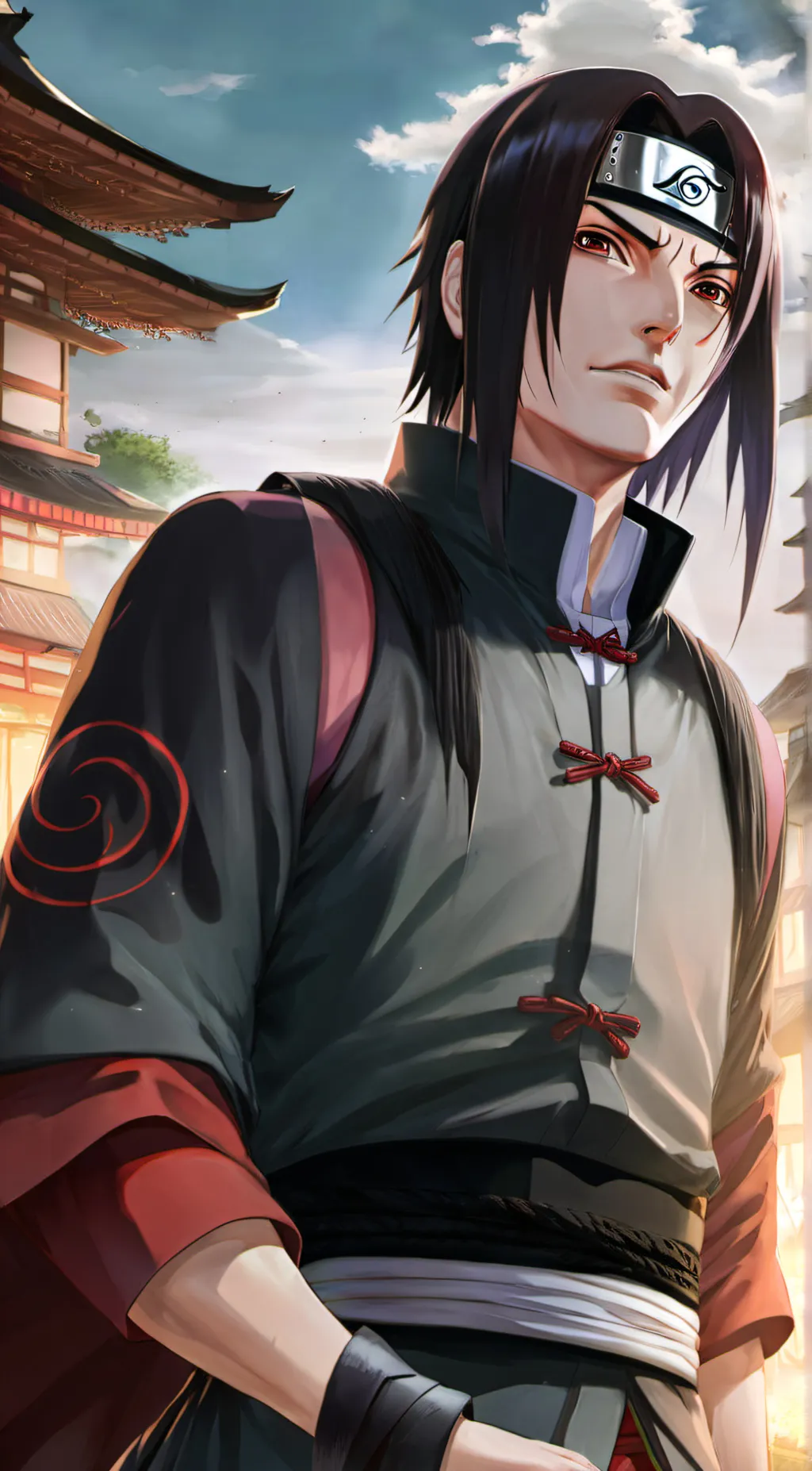 ai character: Itachi background