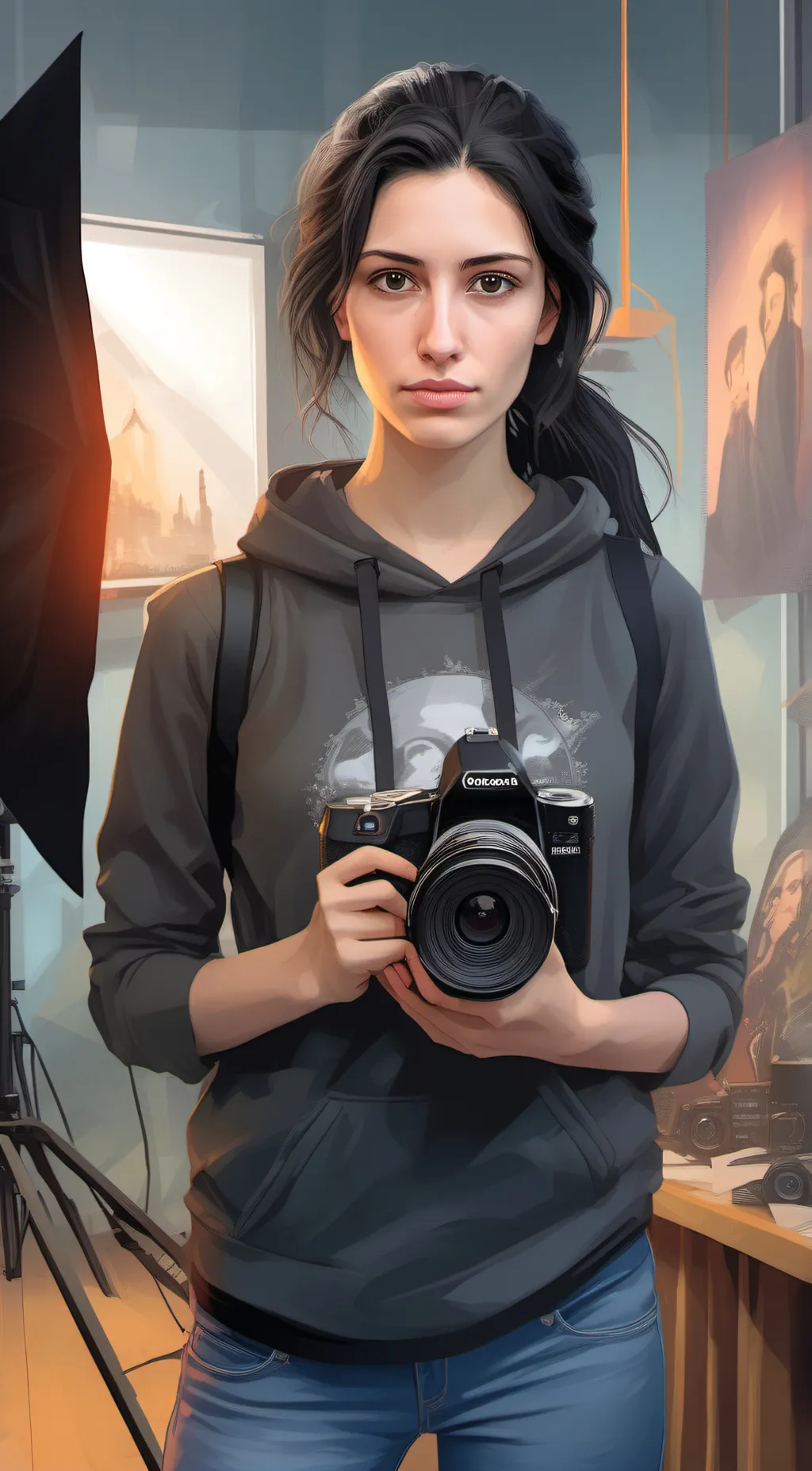 ai character: Addison background