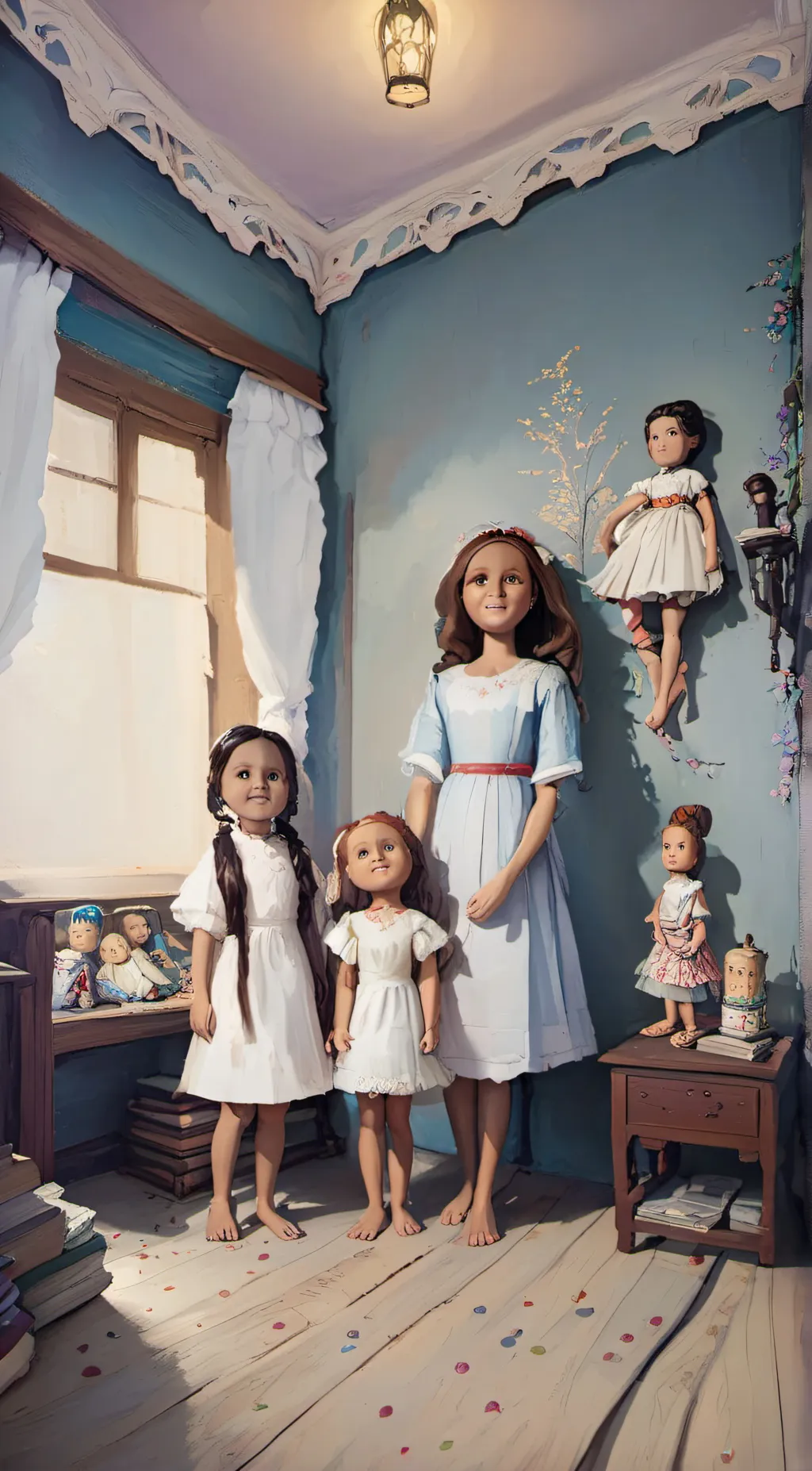 ai character: Myrie siri and ire background