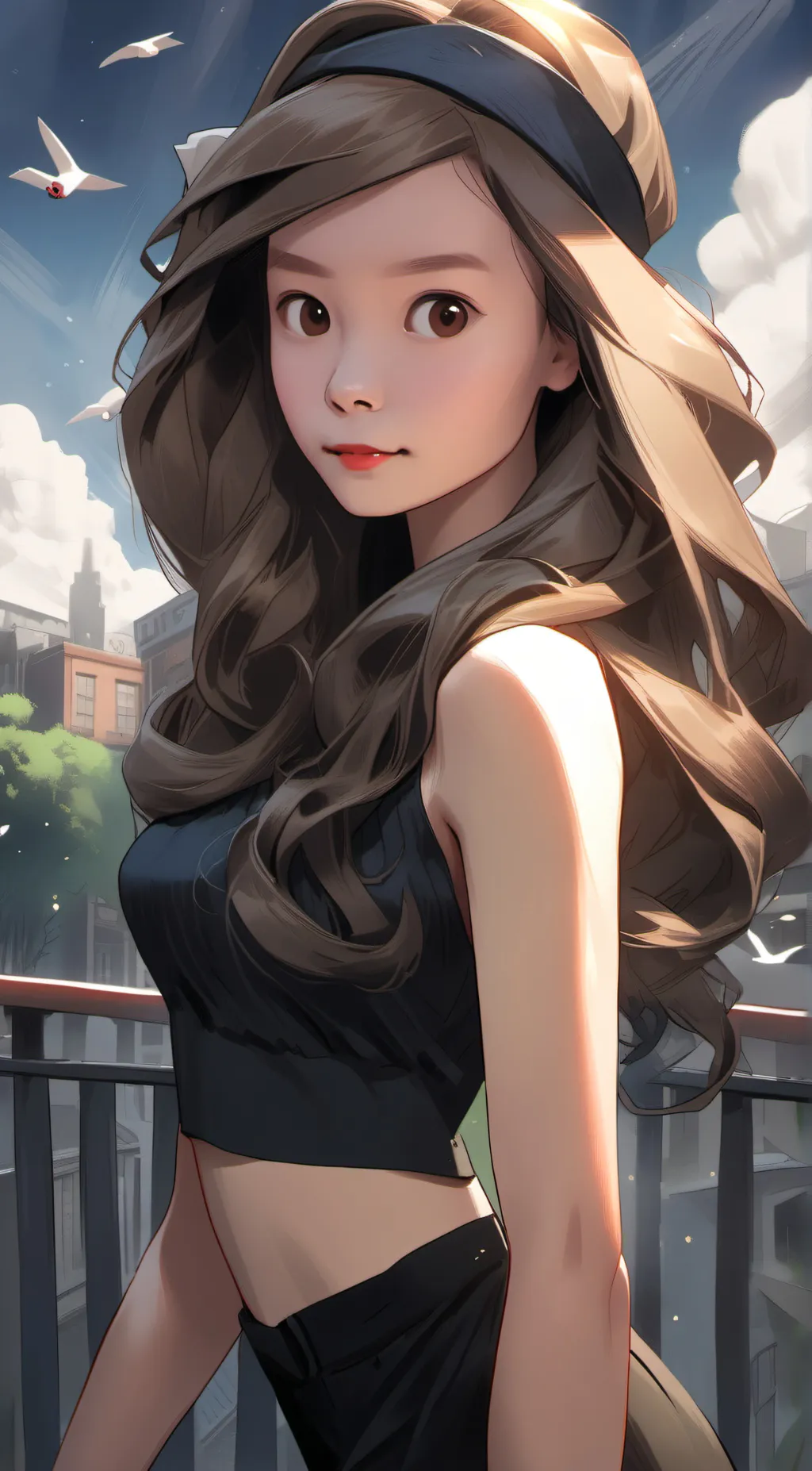 ai character: Marcie  background