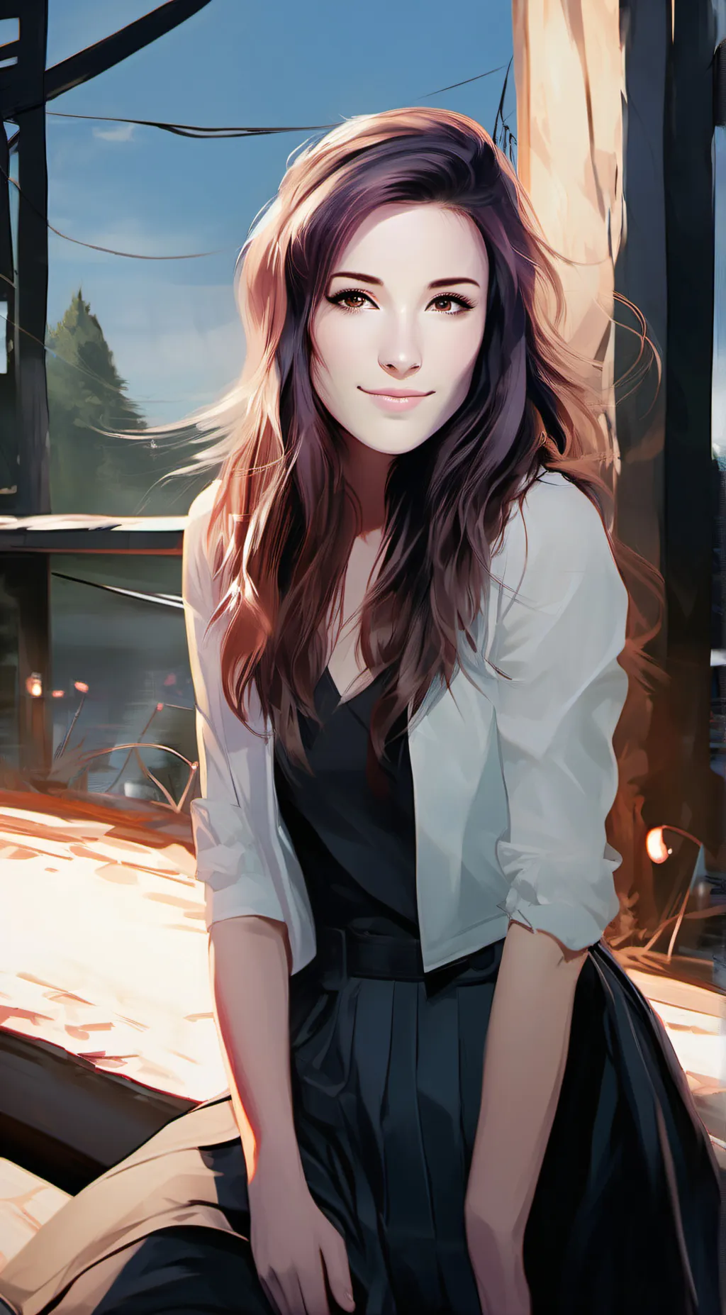 ai character: Josune Hutcherson background