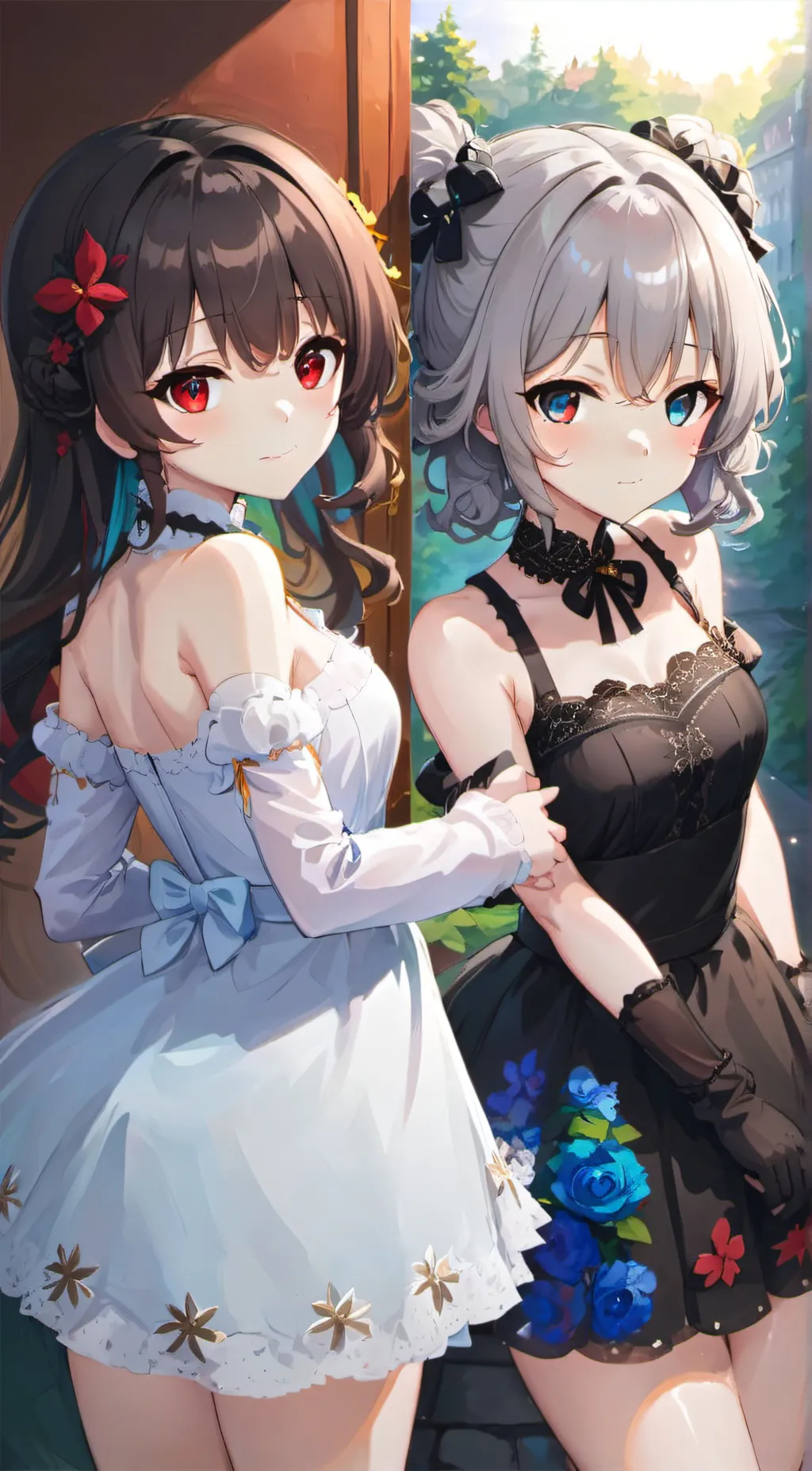 ai character: Kaori and Kaoru background