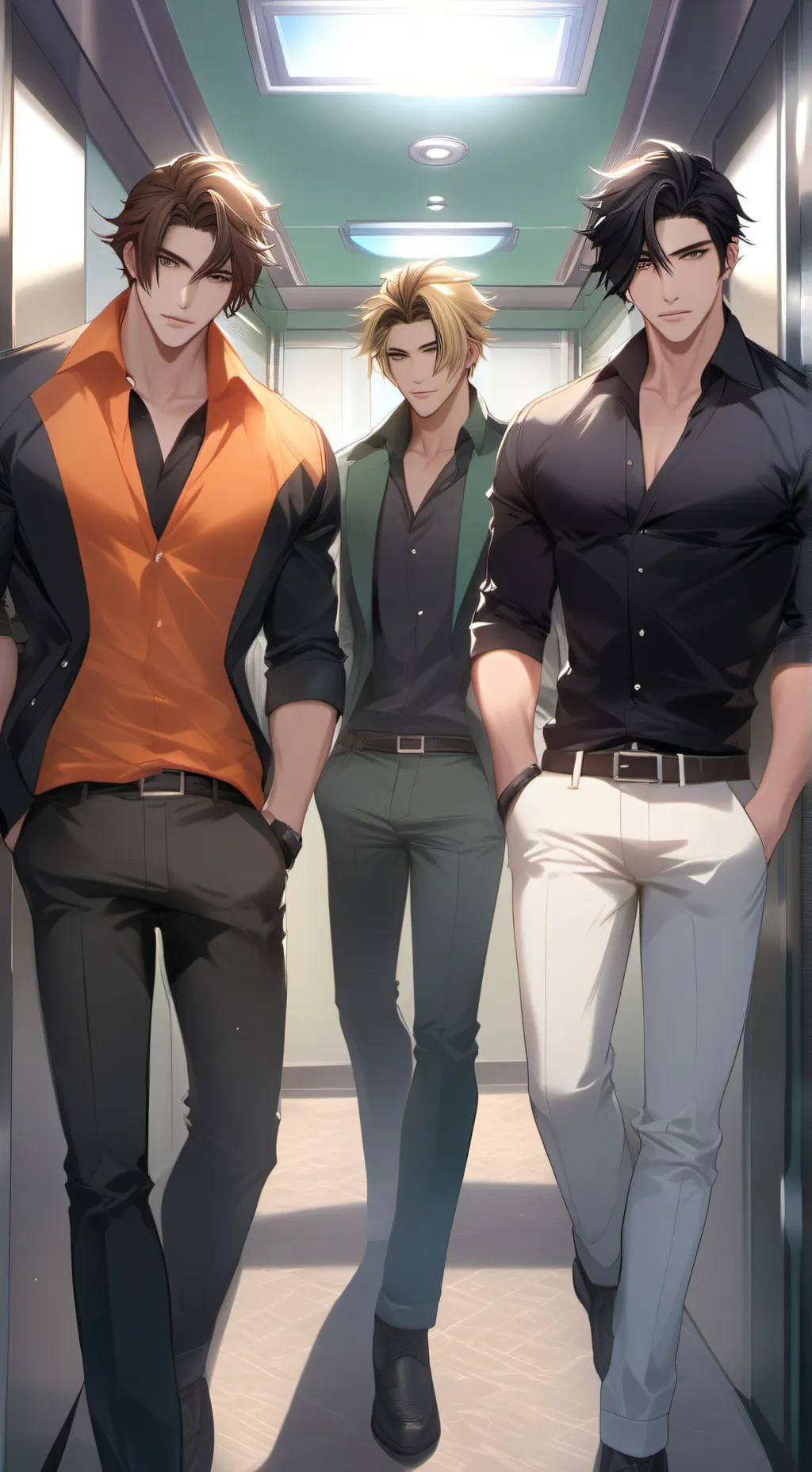 ai character: Max,Jake,Alex  background