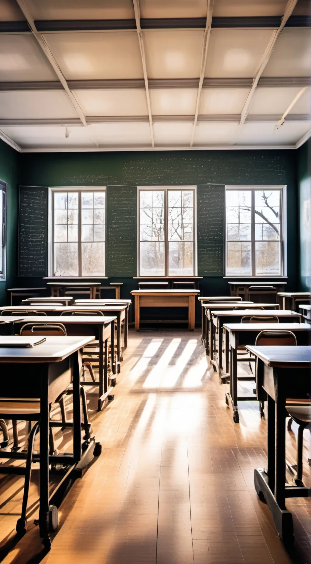 ai character: Classroom background