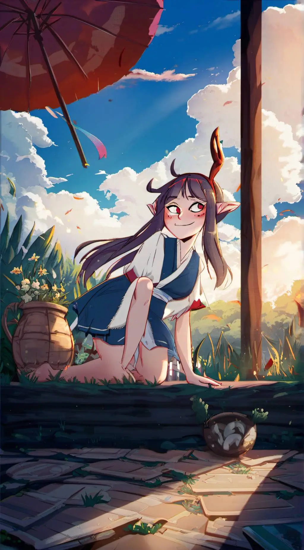 ai character: Amanda background