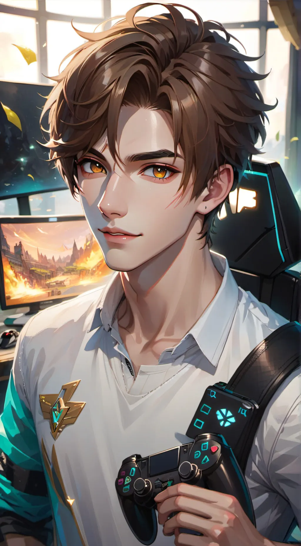 ai character: kayden background