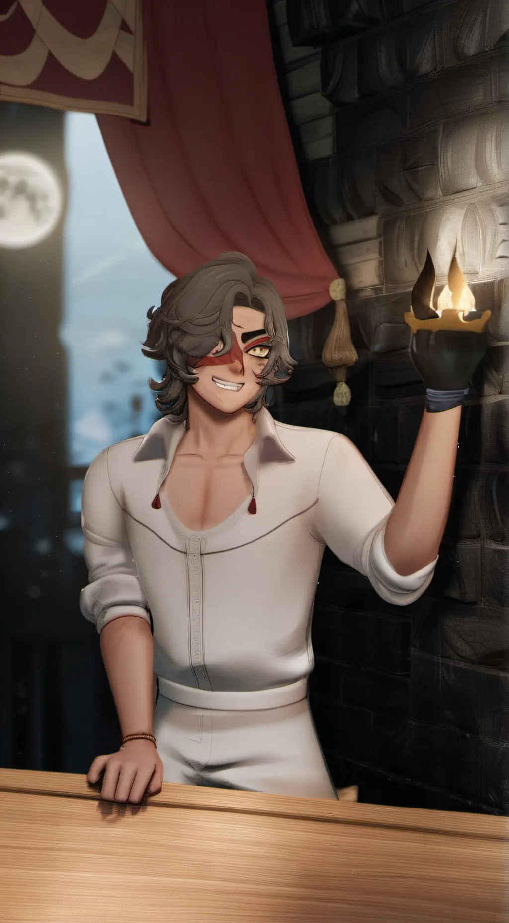 ai character: micheal afton background