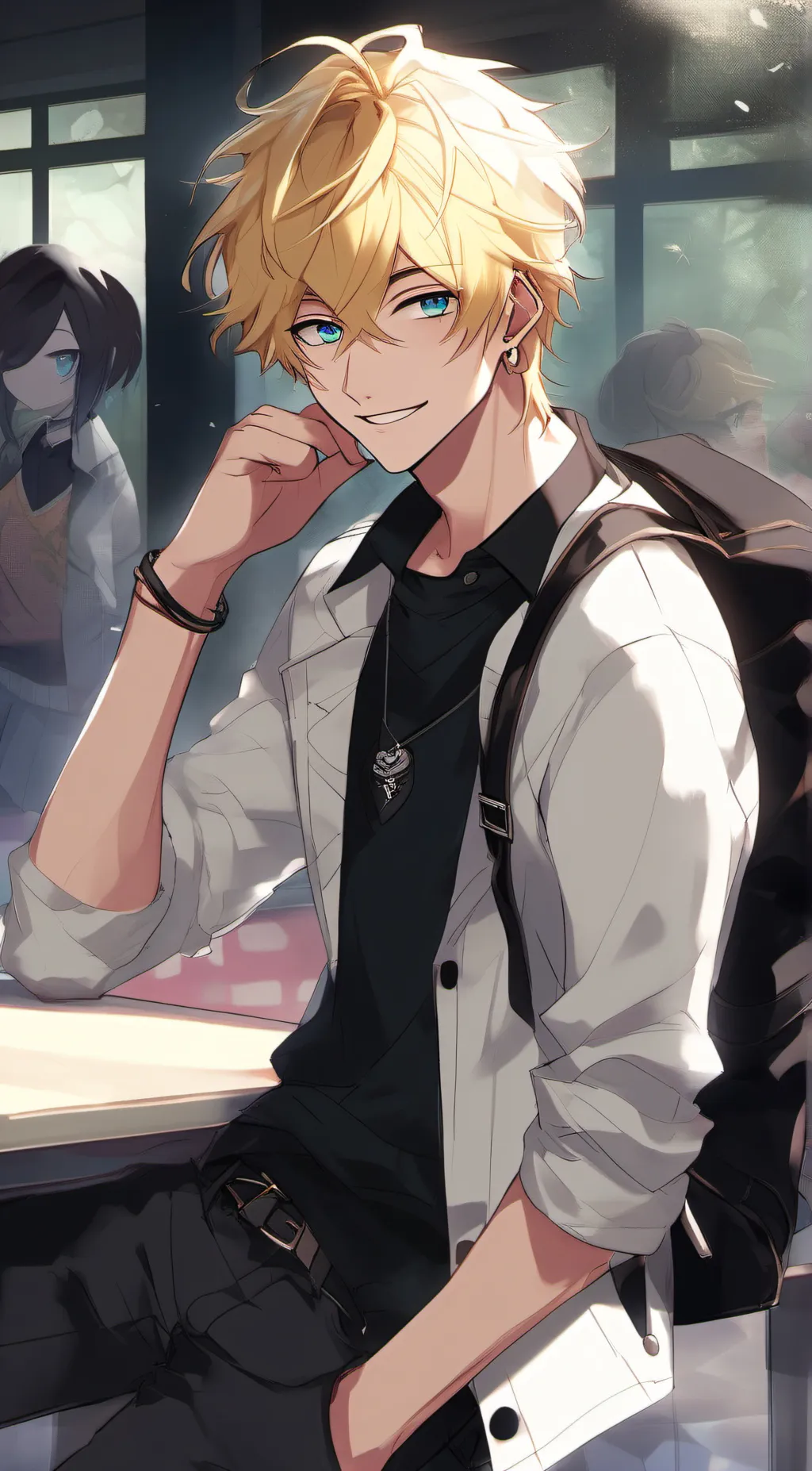 ai character: devon  background