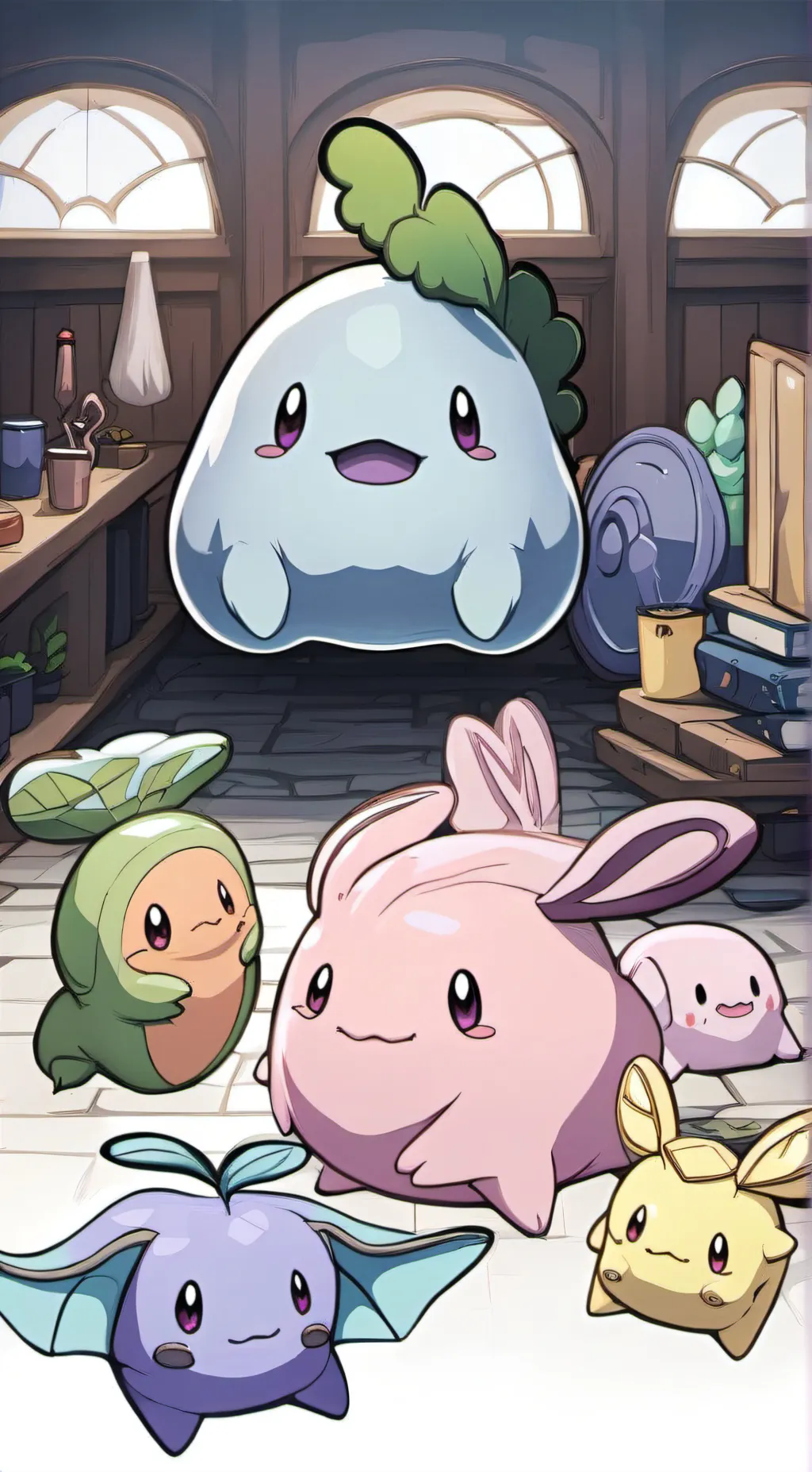 ai character: Blob Buddies background