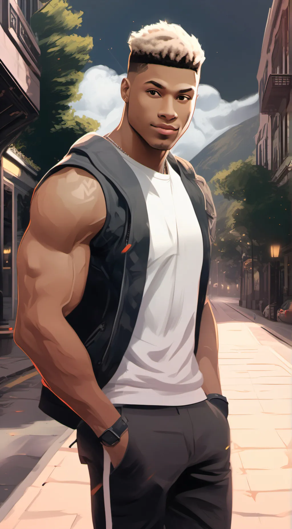 ai character: marcus background