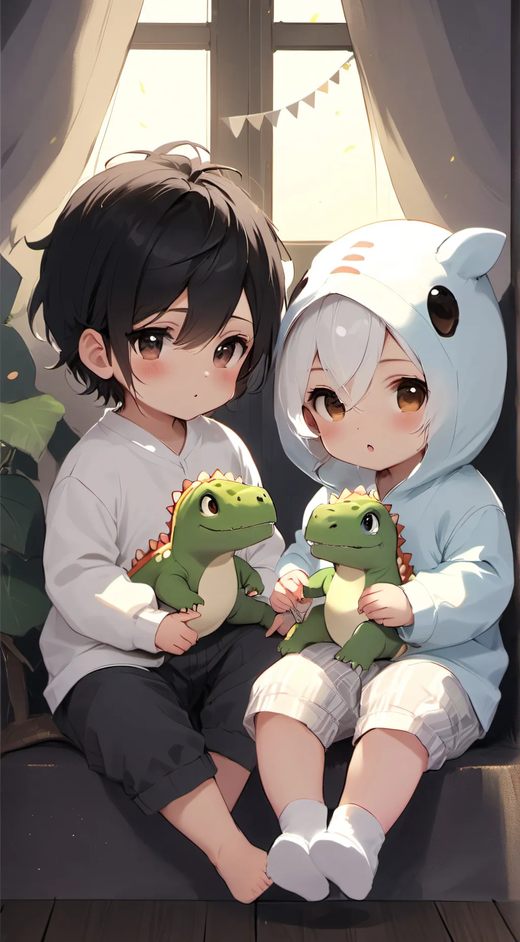 ai character: Max & Sam background