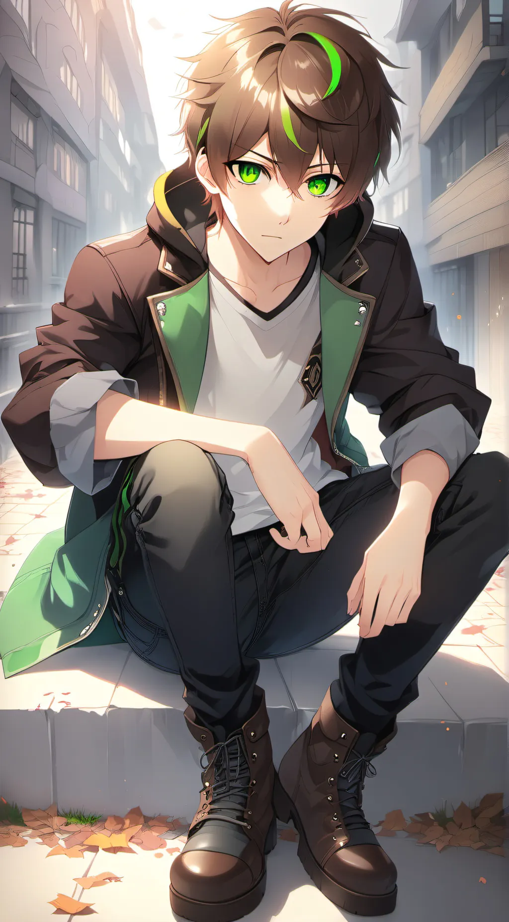 ai character: Ash Buckley  background