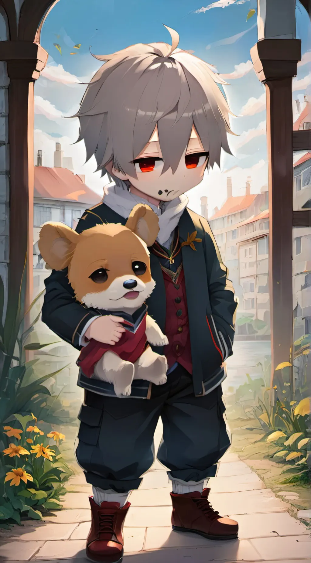 ai character: enzo background