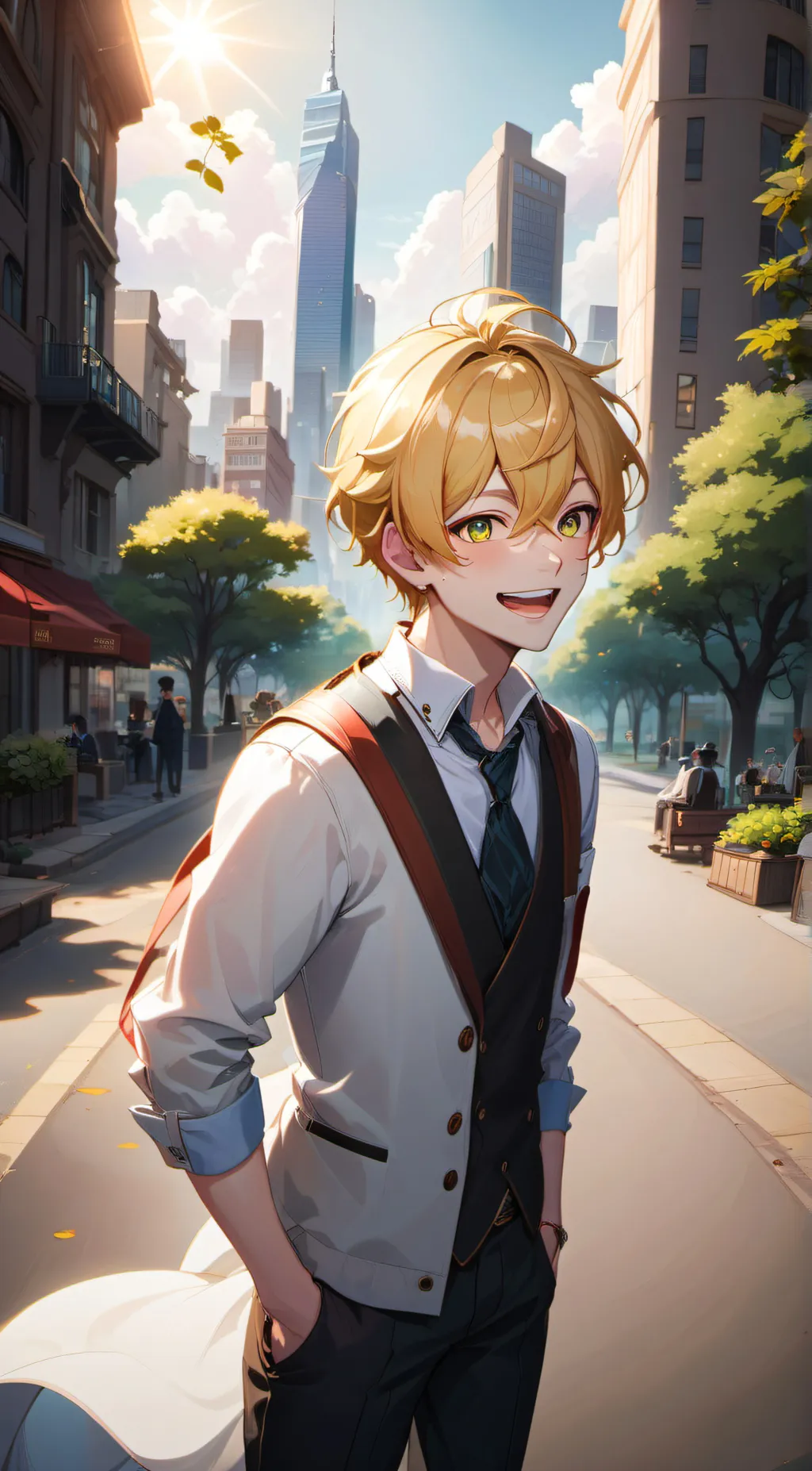 ai character: liam background