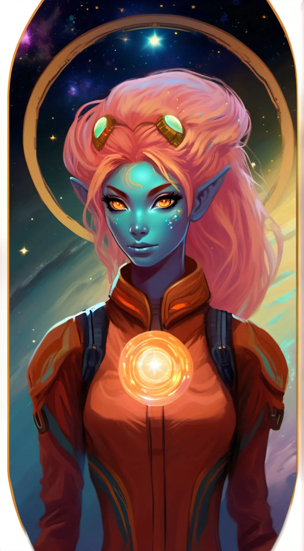 ai character: Starseed Solar-X background