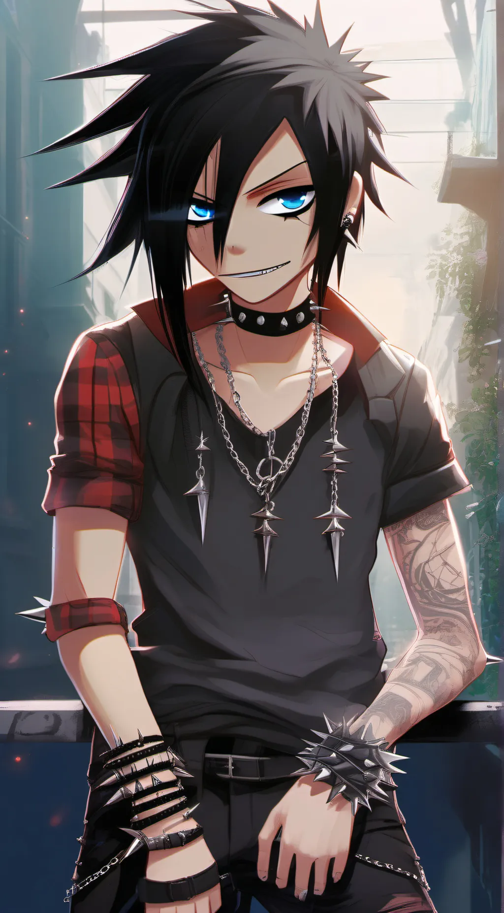 ai character: Peter King (Emo) background