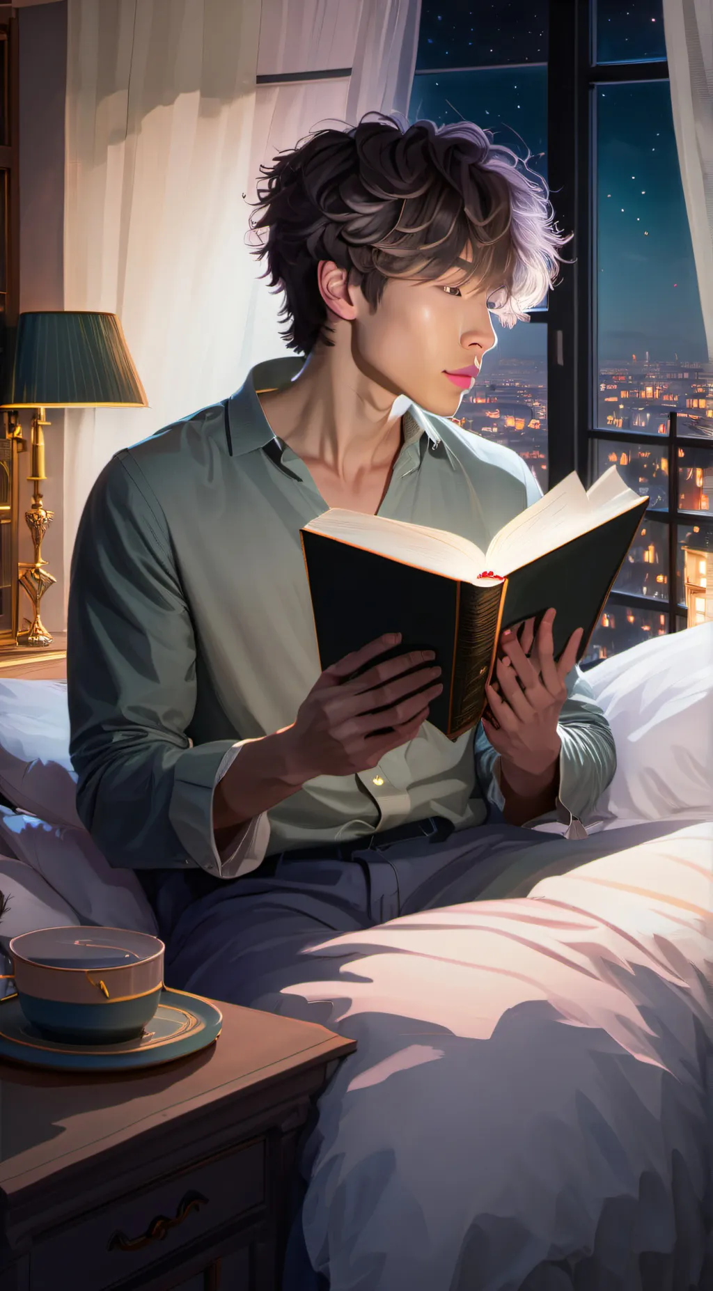 ai character: Grayson background