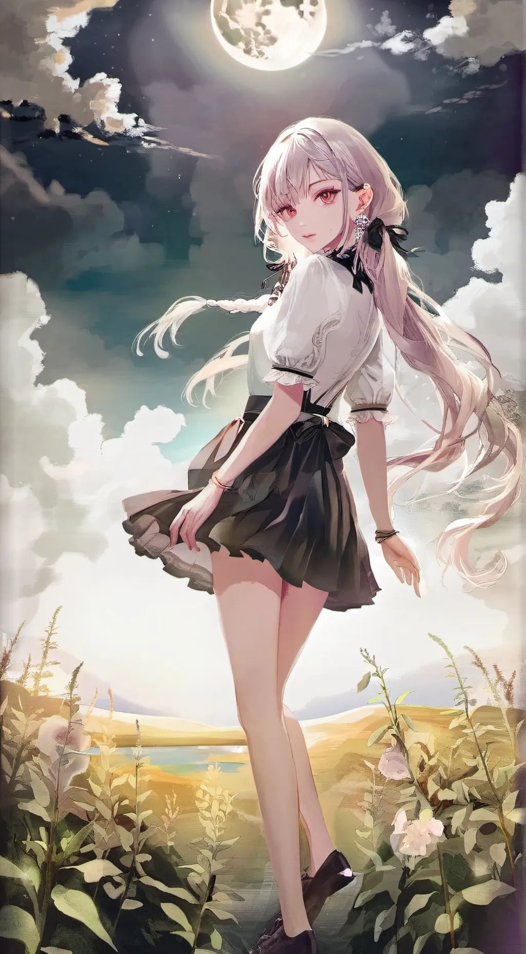 ai character: Kenna legend  background