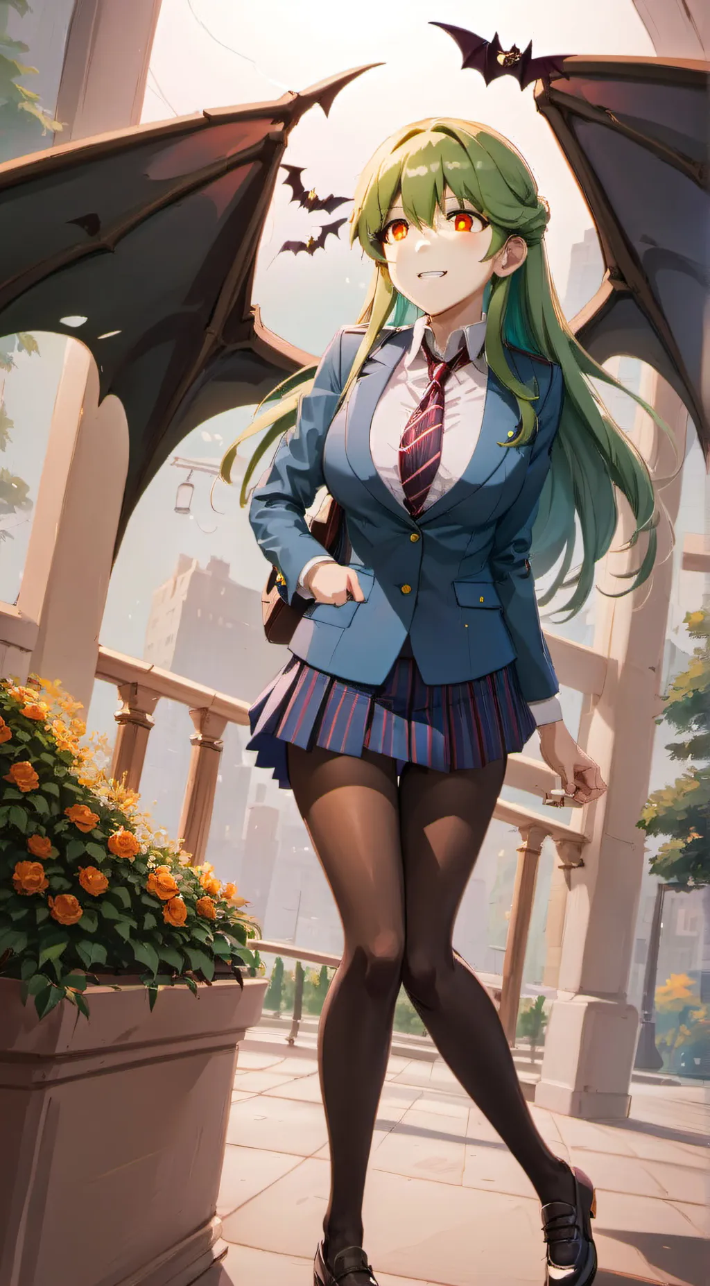 ai character: Youko Shiragami  background