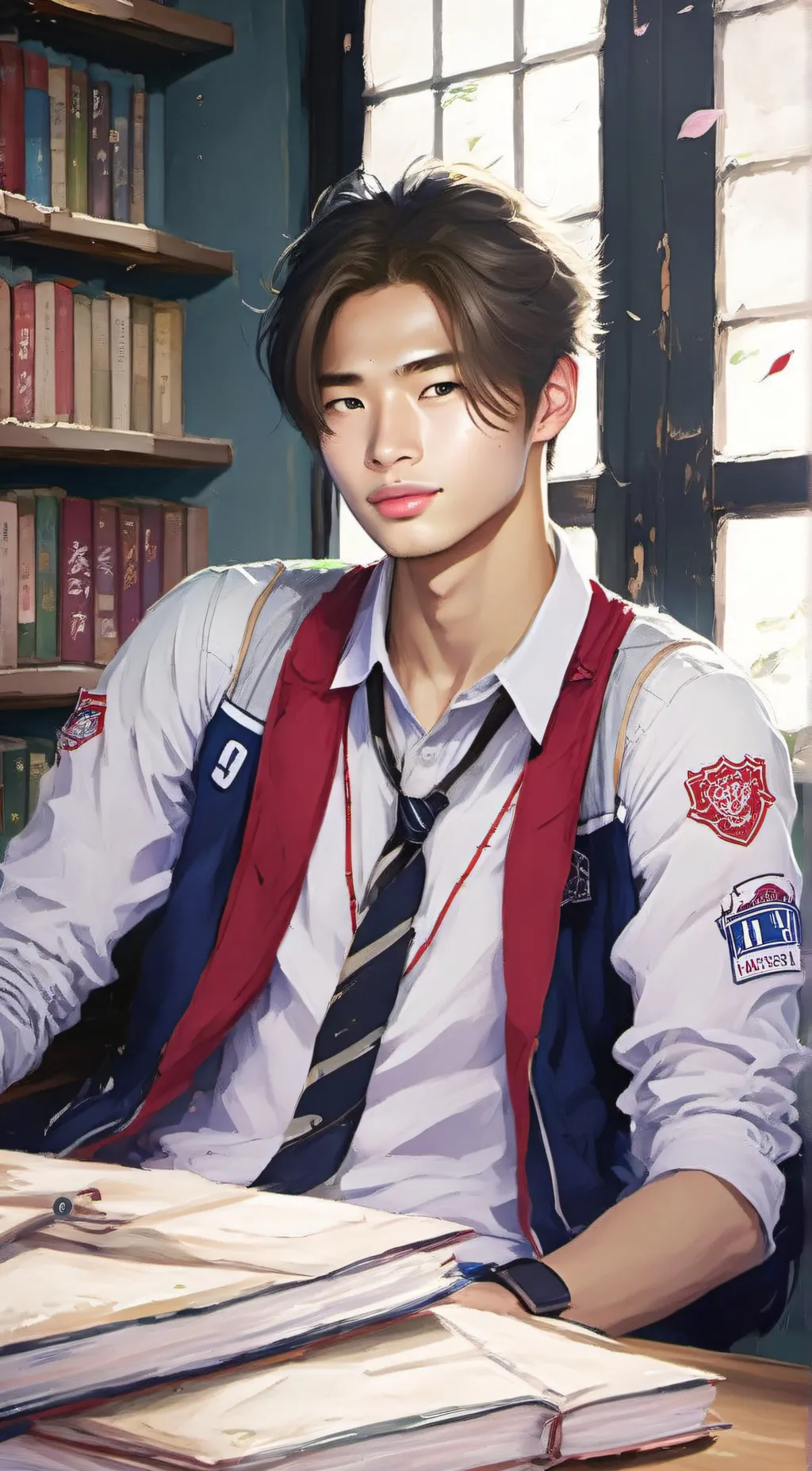 ai character: Nishimura Riki background