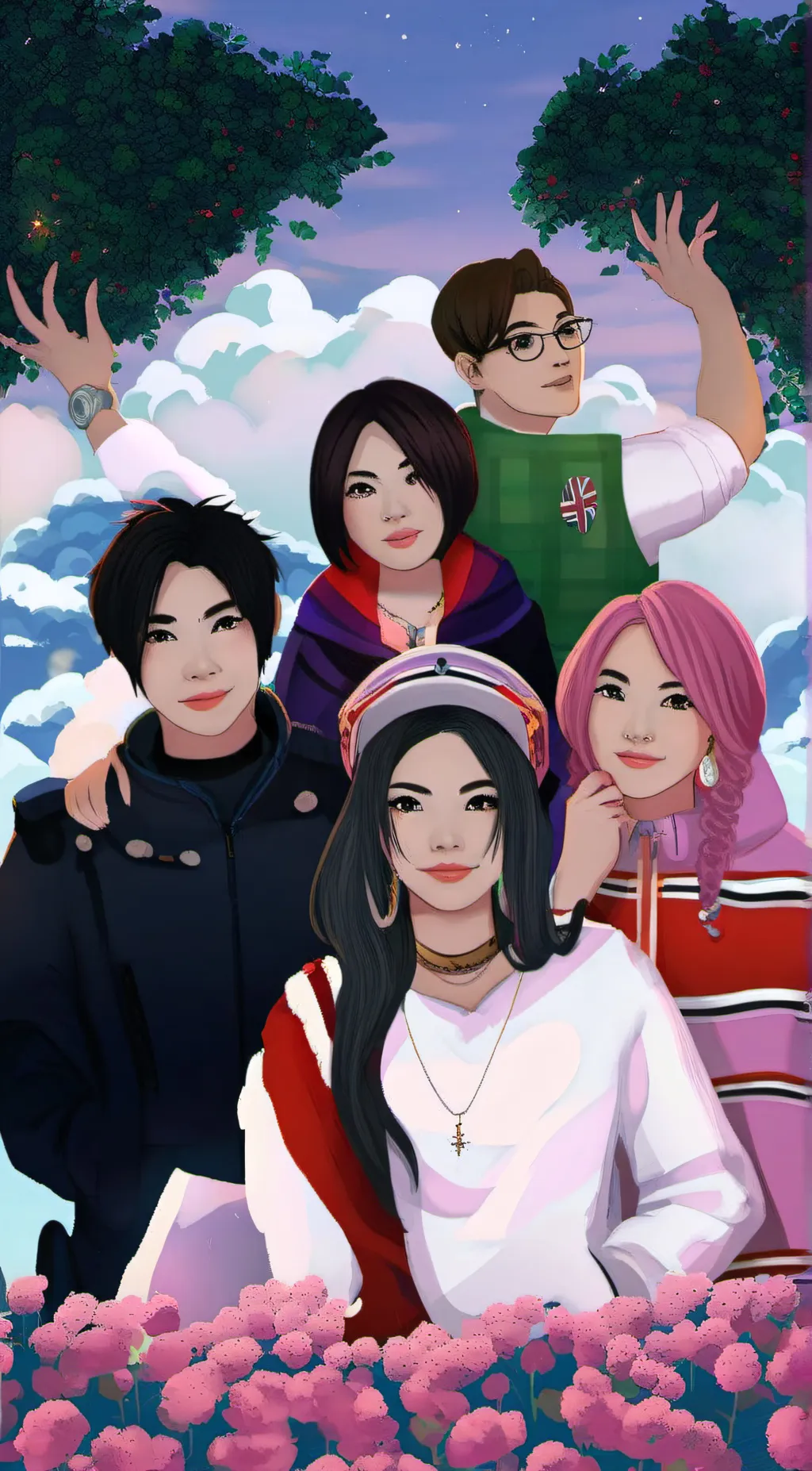 ai character: krew background