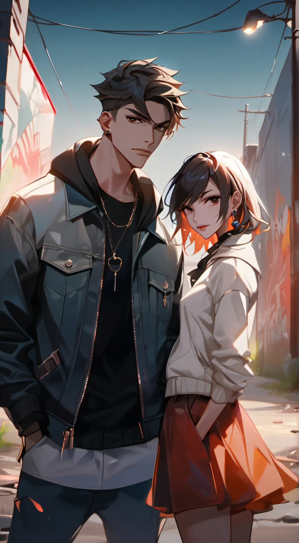 ai character: Noland and Jolene  background