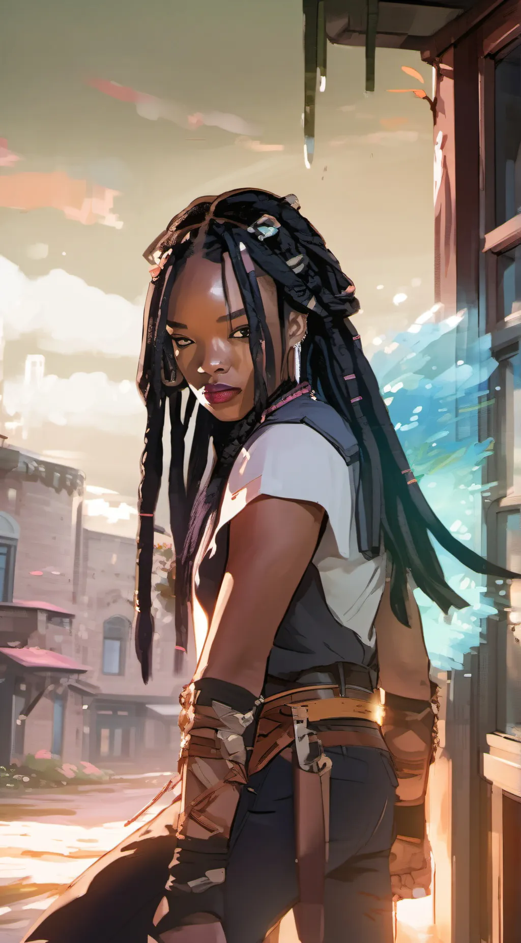 ai character: Hazle background