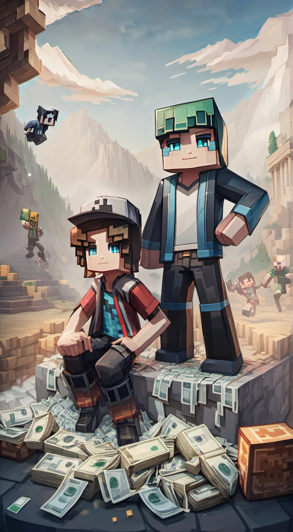 ai character: cash crew background