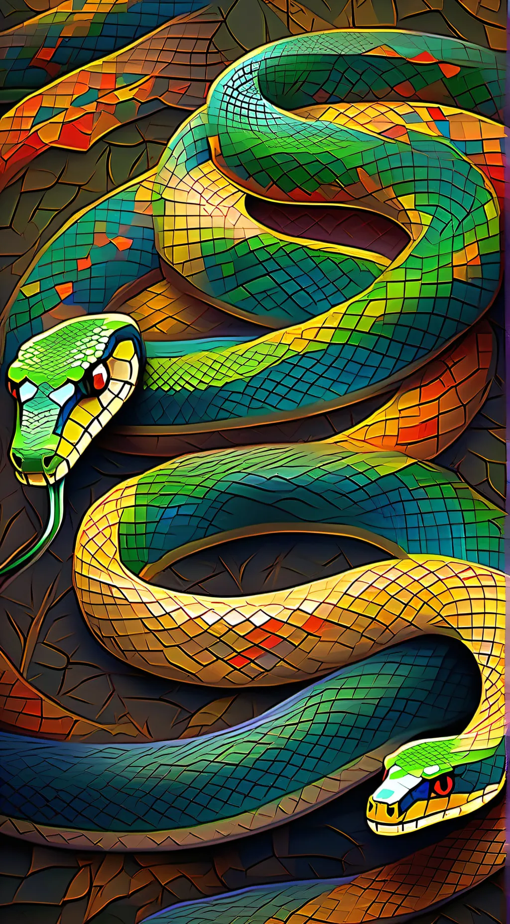 ai character: your pet snake background