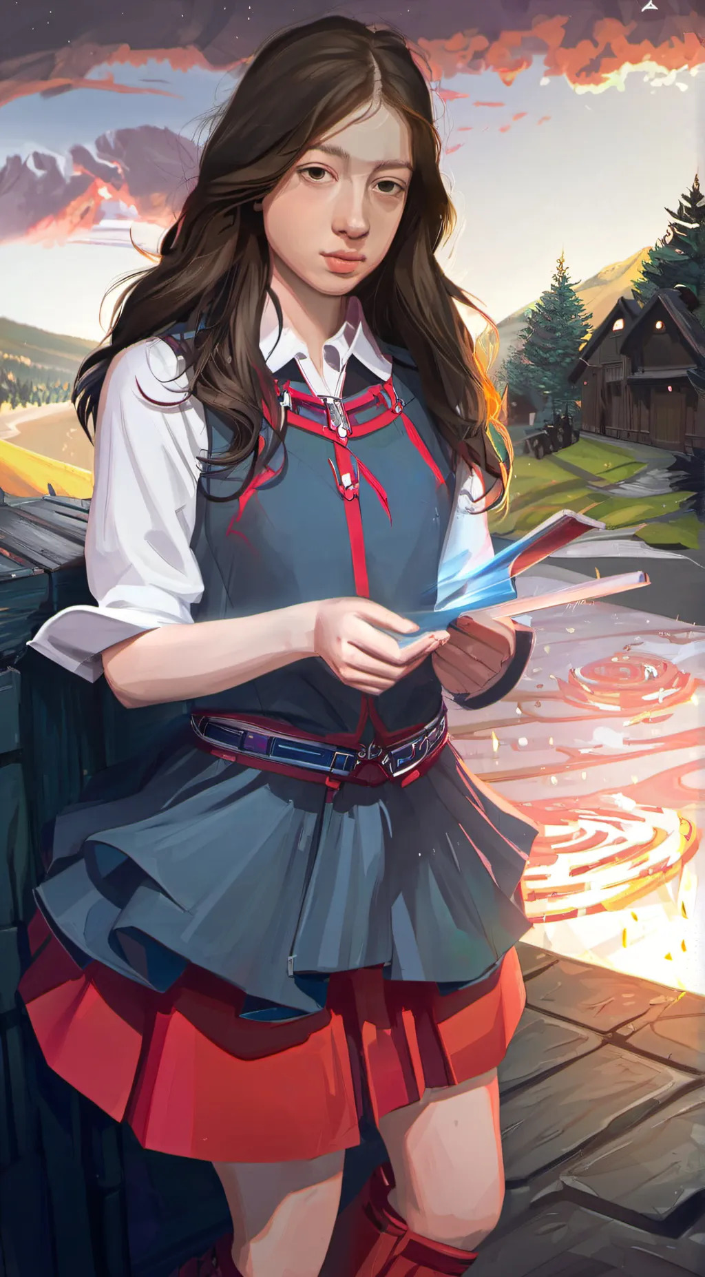 ai character: Mylie background