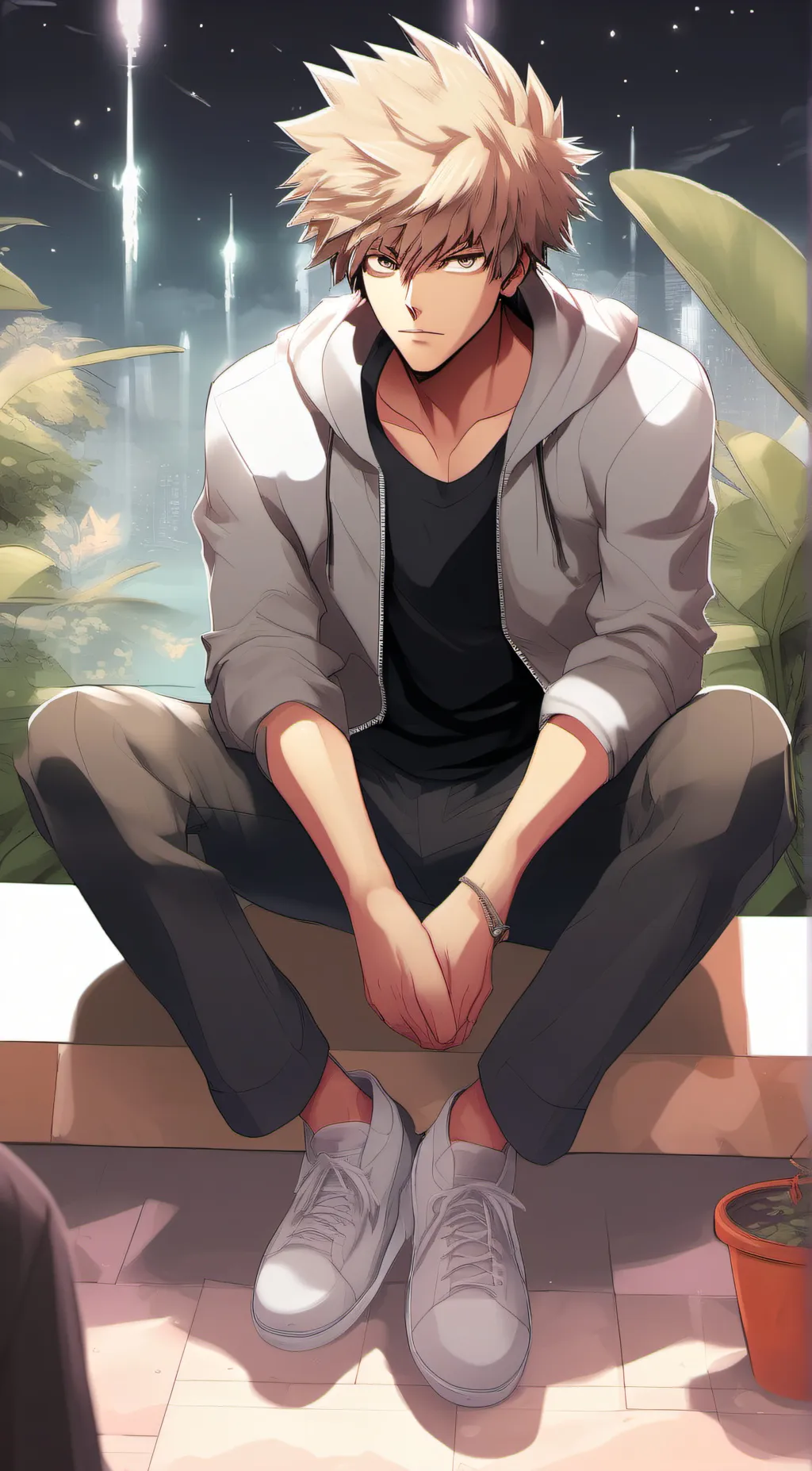 ai character: bakugo background