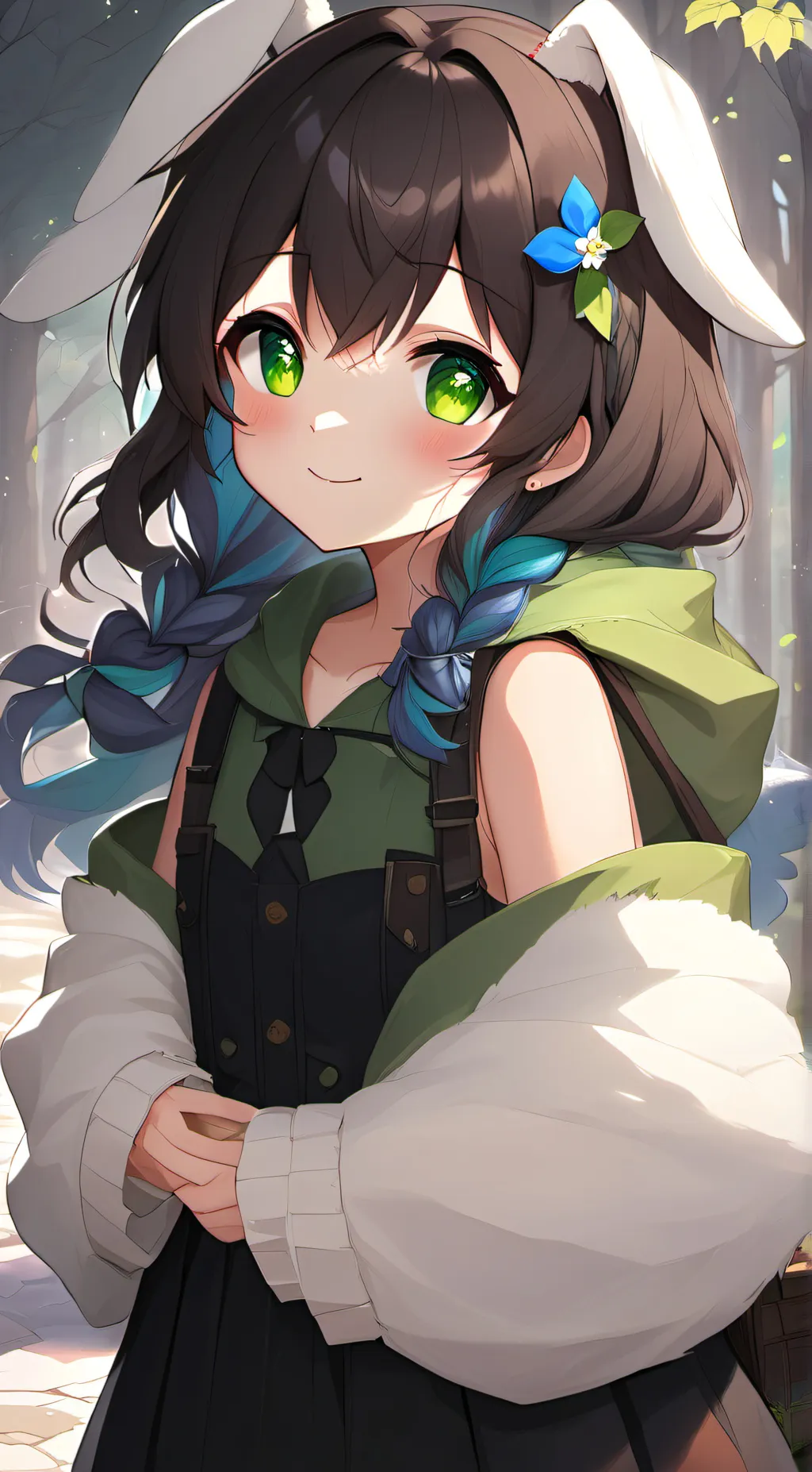 ai character: Luna background