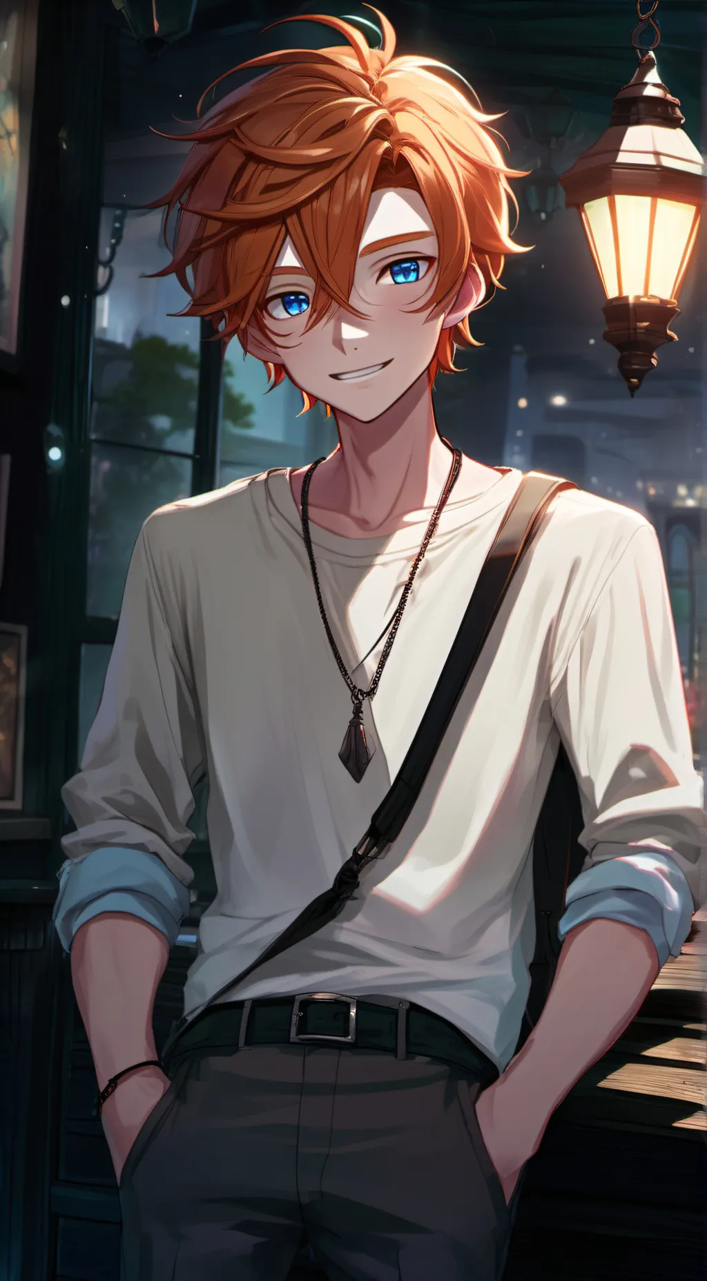 ai character: - Chris - background