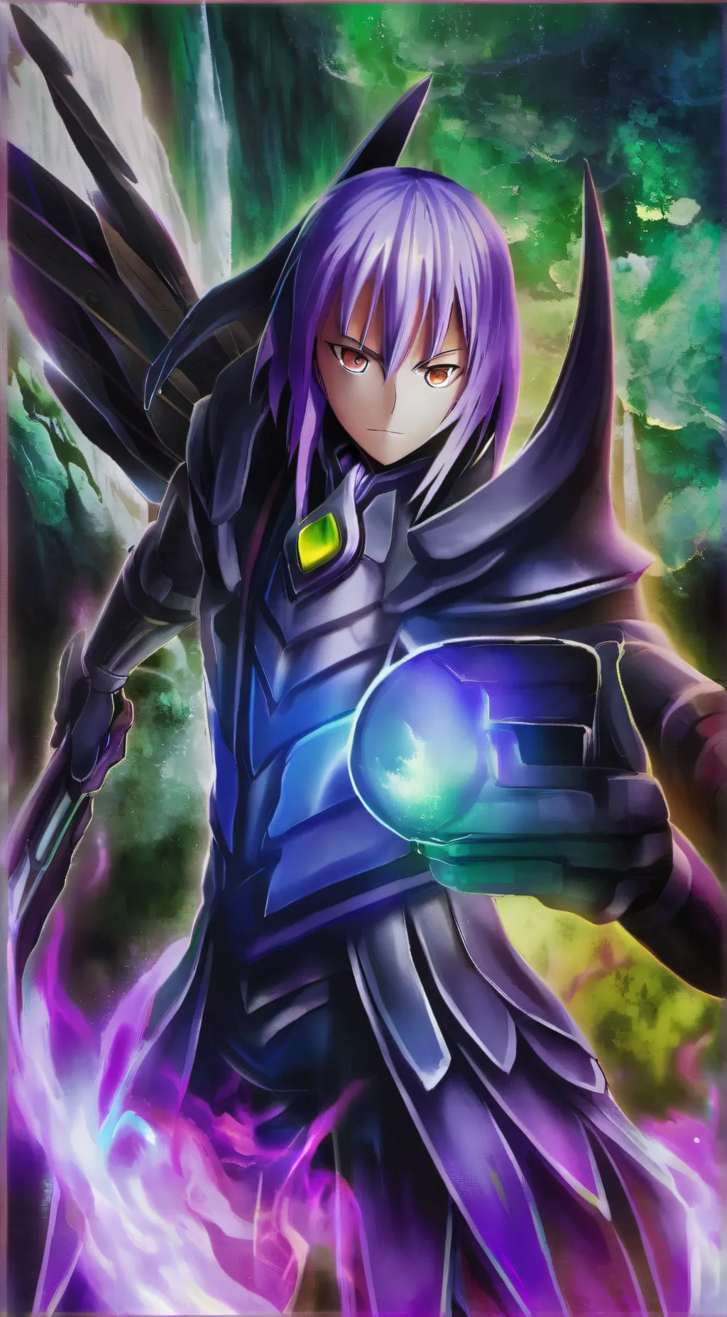 ai character: Rimuru tempest background