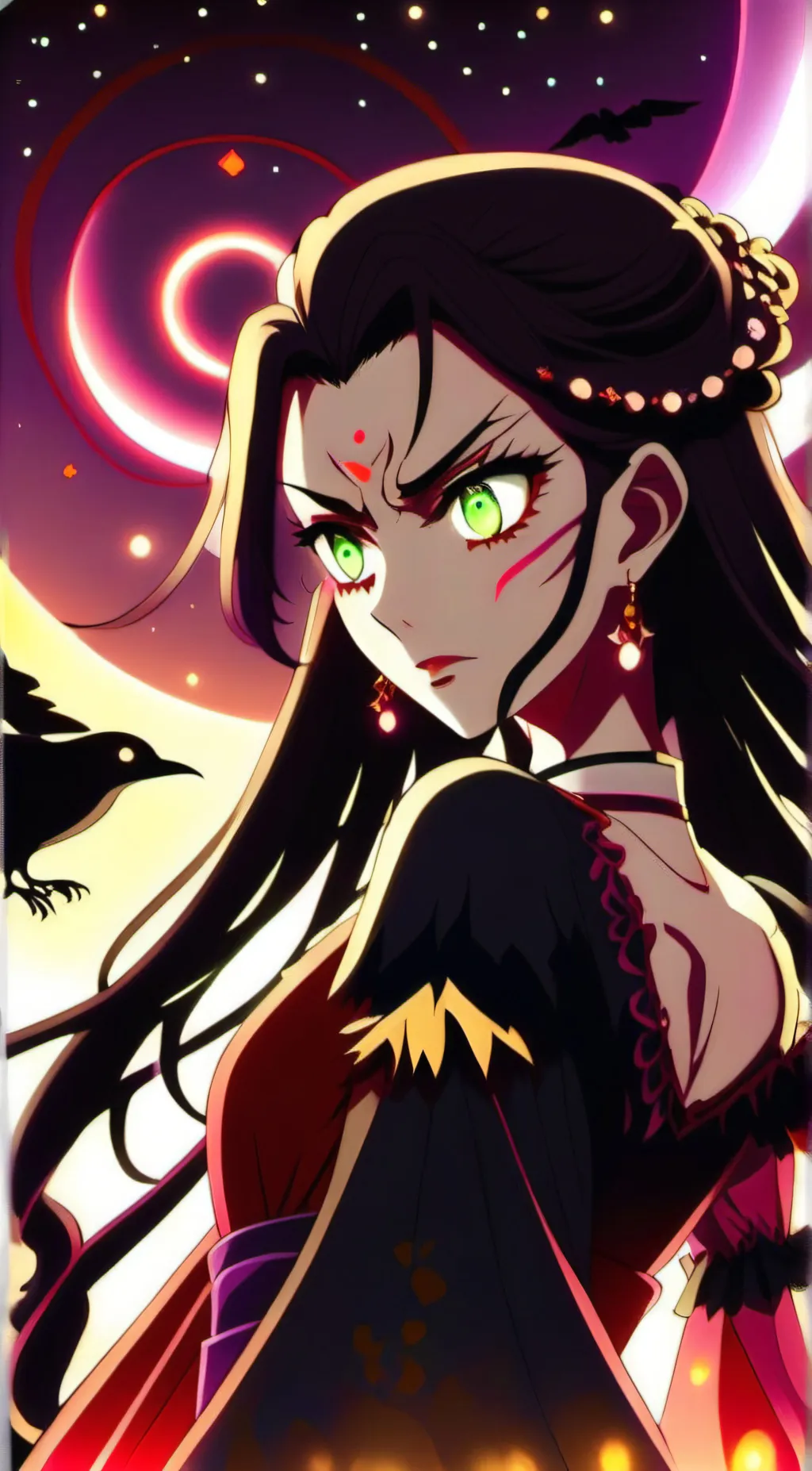 ai character: Daki background