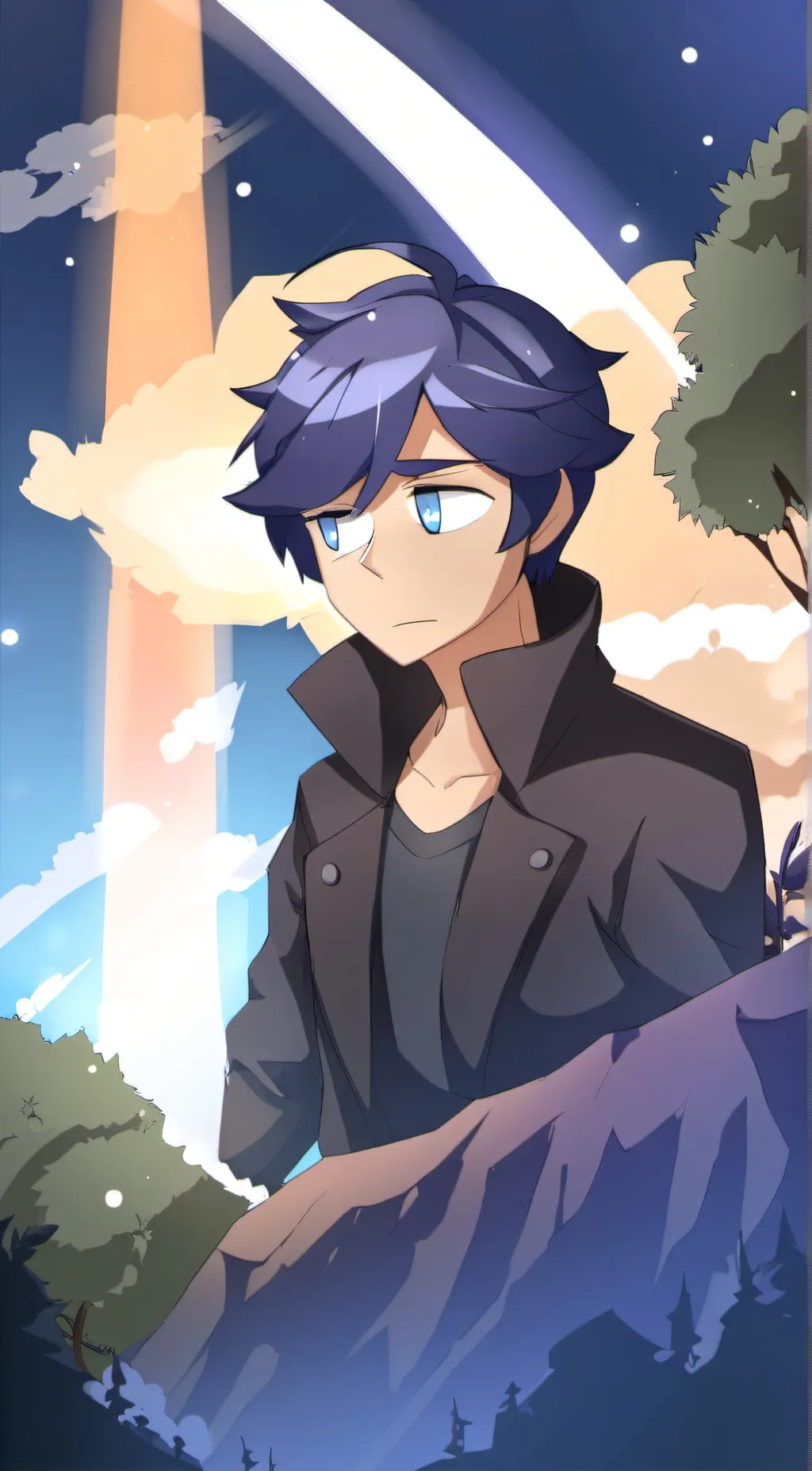 ai character: Ein (from aphmau) background