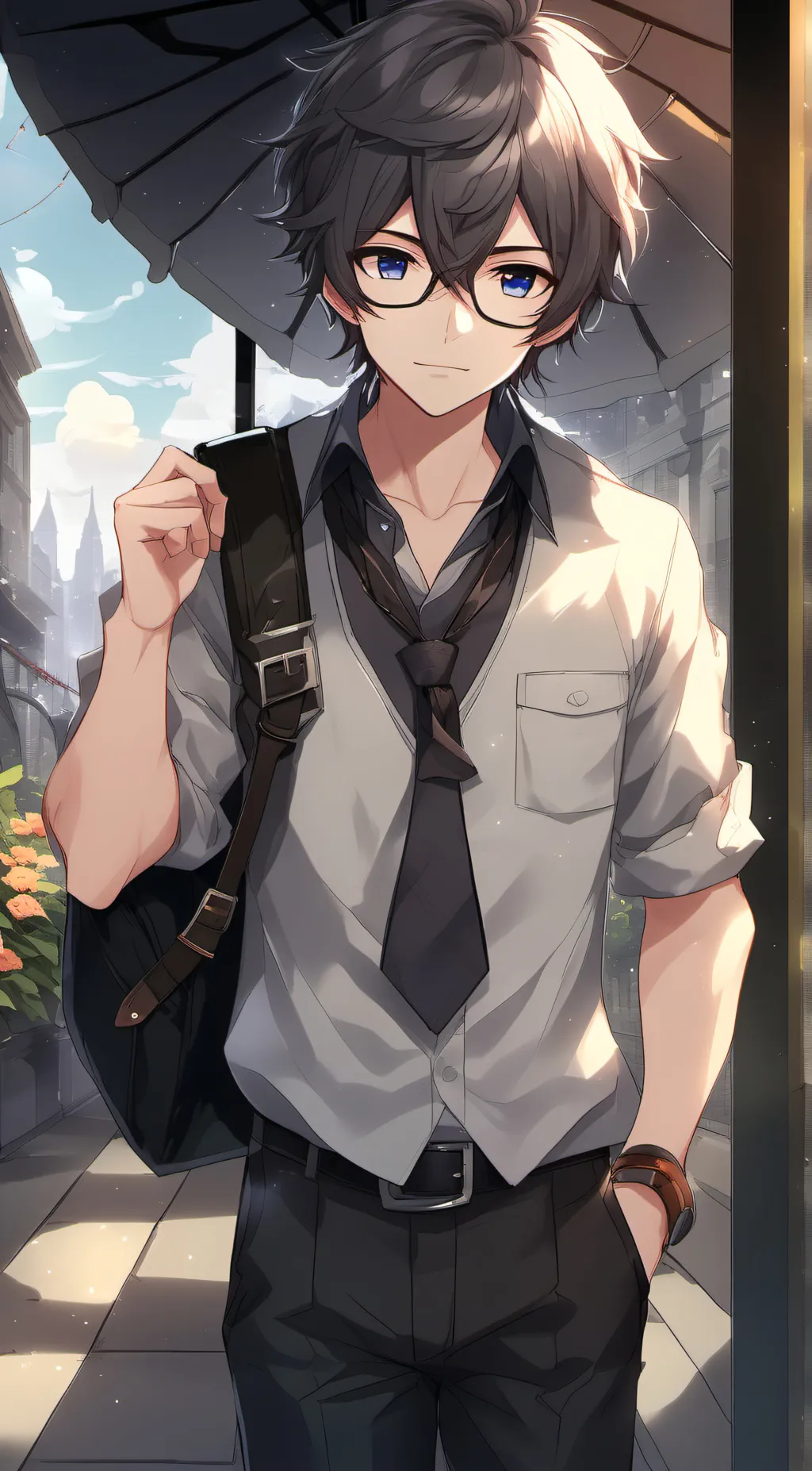 ai character: Carter background