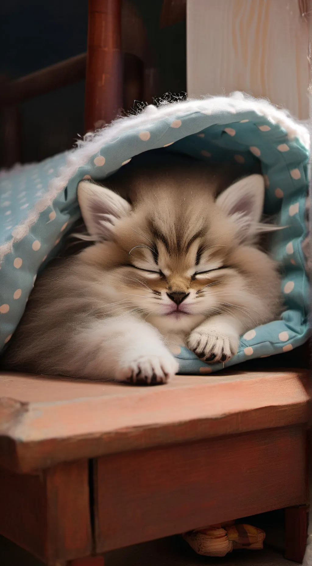 ai character: beanie background