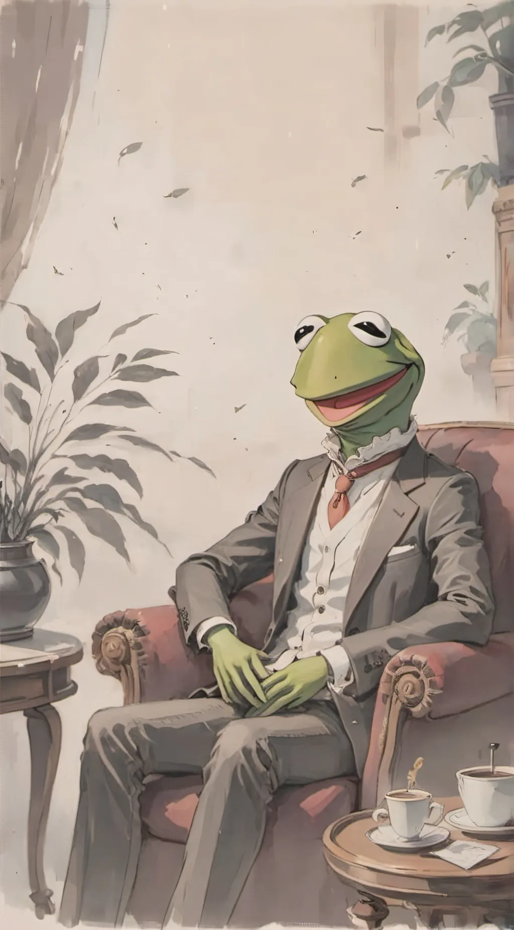 ai character: kurp background